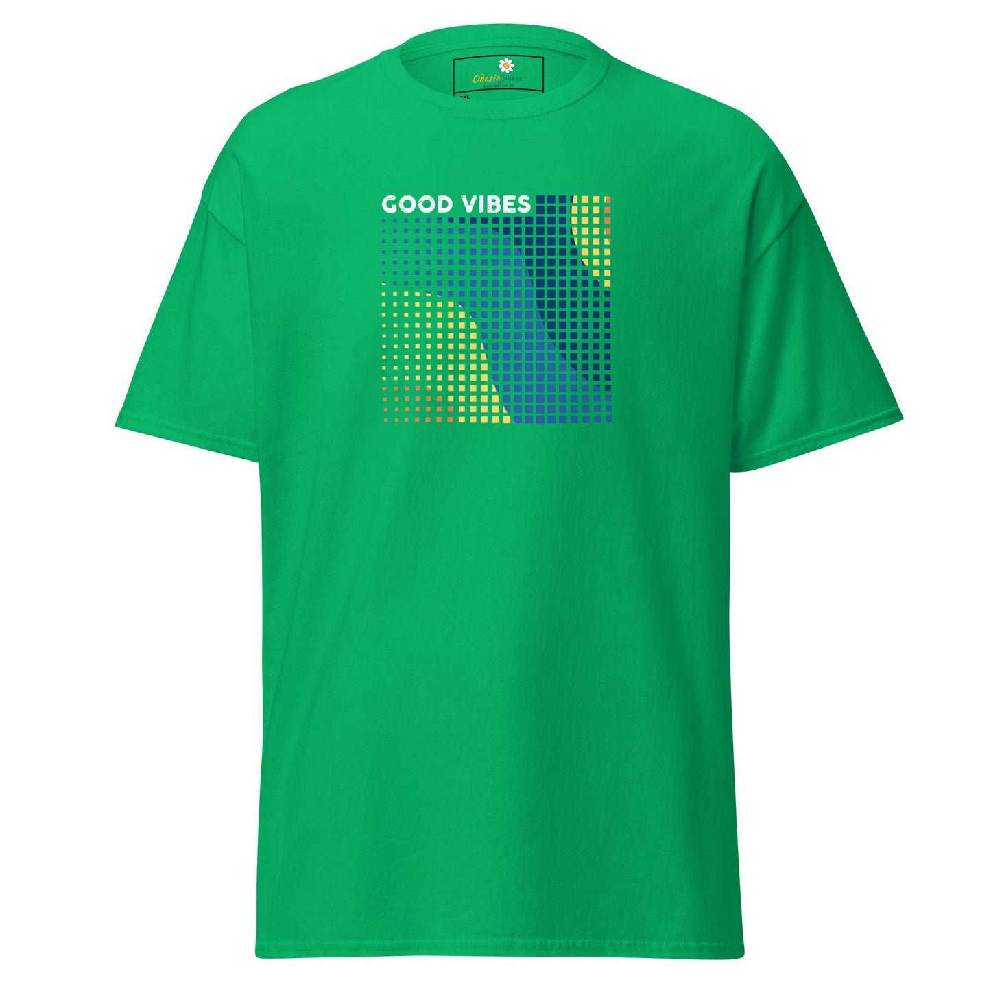 Unisex classic t-shirt - ABSTRACT GOOD VIBES - BIG