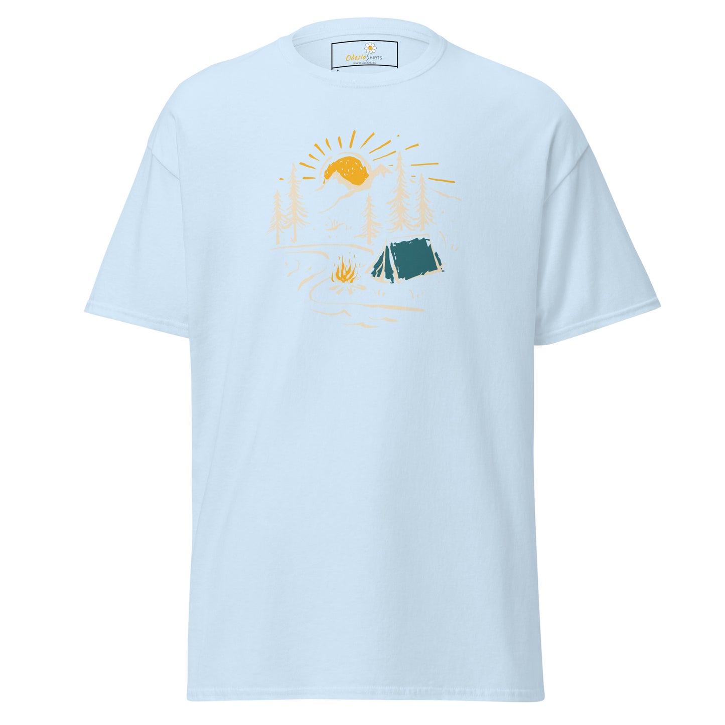 Unisex classic t-shirt - ADVENTURE CAMPFIRE CIRCLE - REGULAR