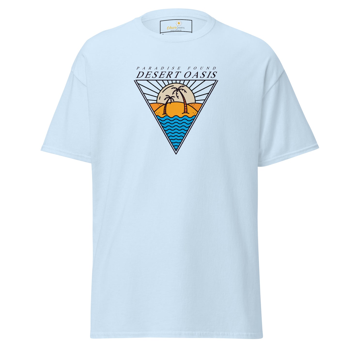 Heren klassiek t-shirt - SUMMER DESERT OASIS - REGULAR