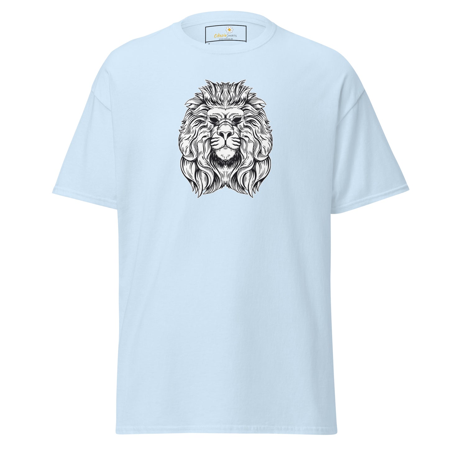 Unisex classic t-shirt - WILD LIFE LION HEAD - REGULAR