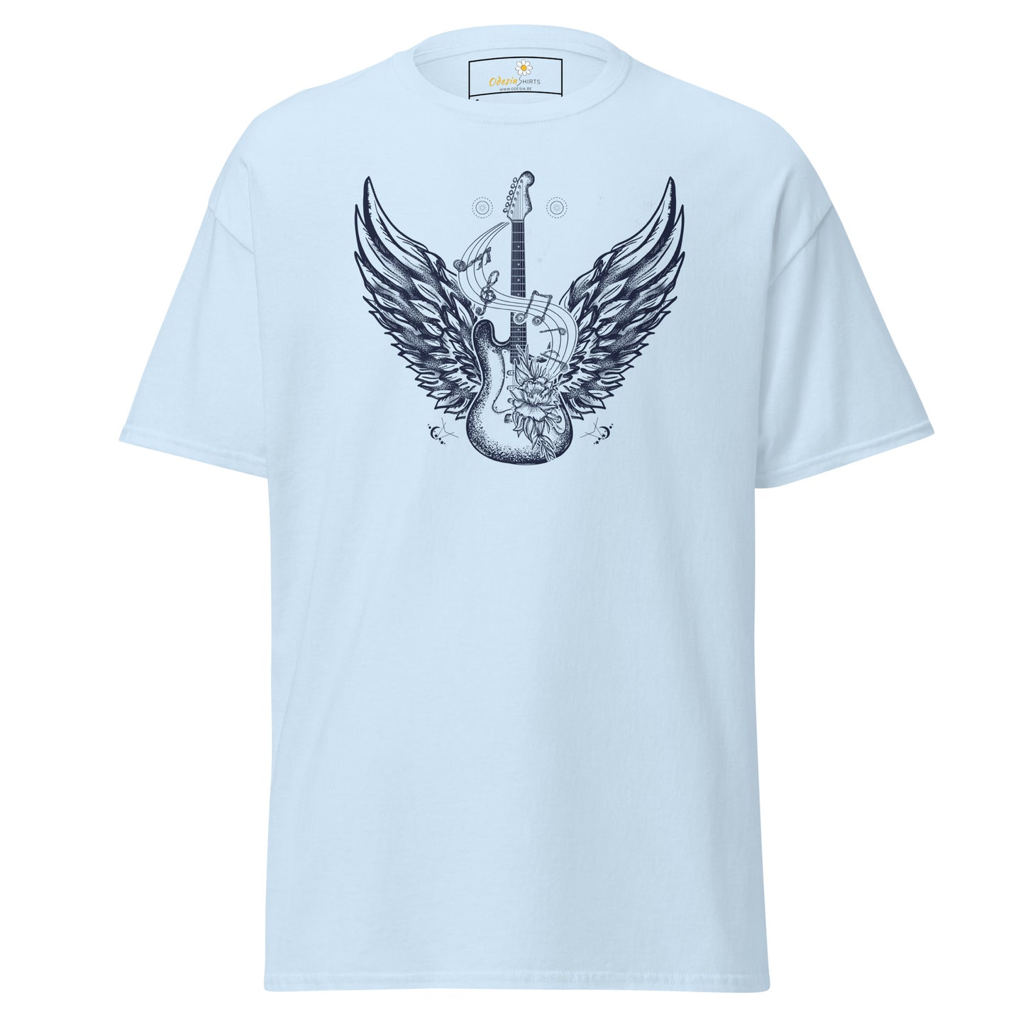 Unisex klassiek t-shirt - MUZIEK ROCK AND ROLL GITAAR - REGULAR