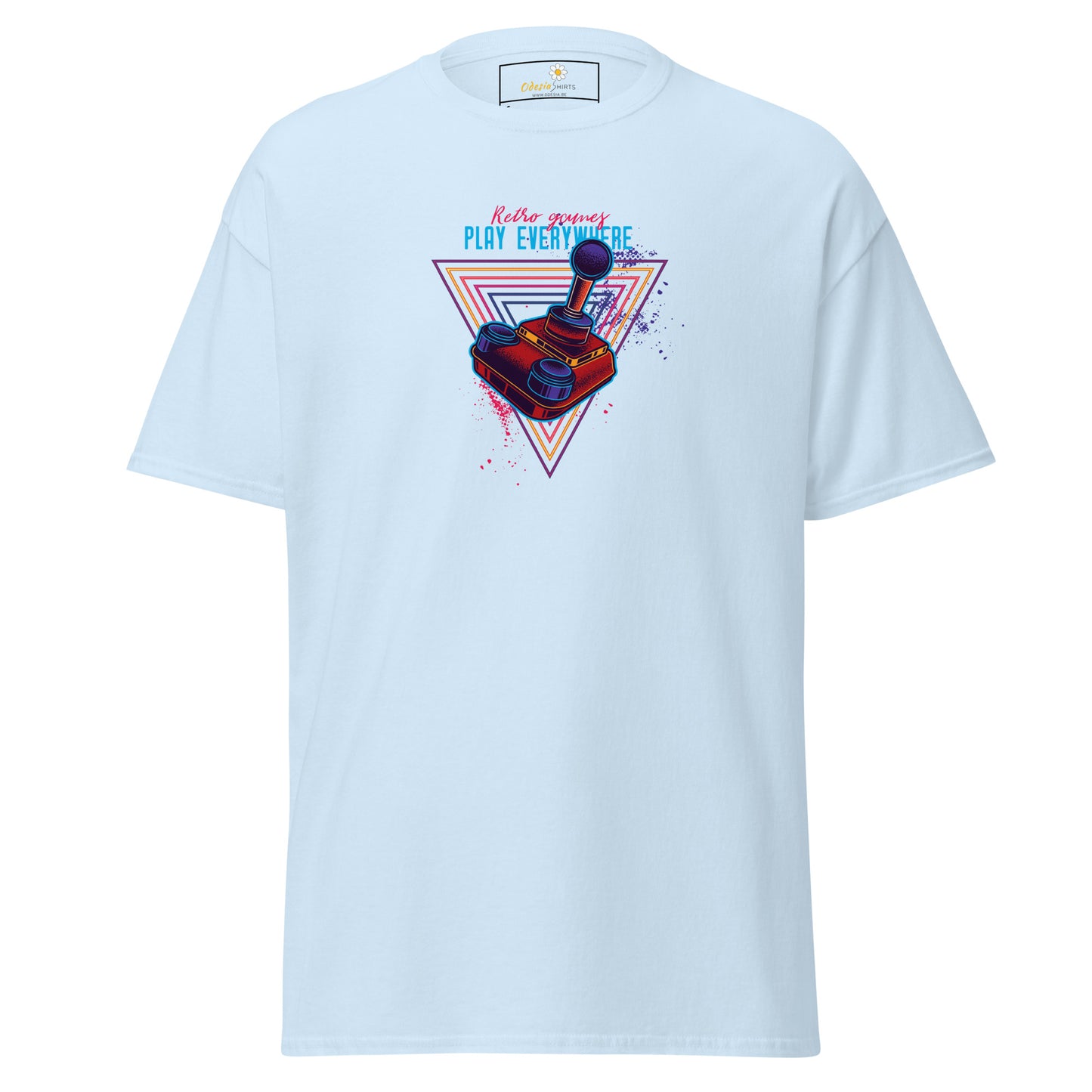 Unisex classic t-shirt - GAMERS PLAY EVERYWHERE JOYSTICK - REGULAR