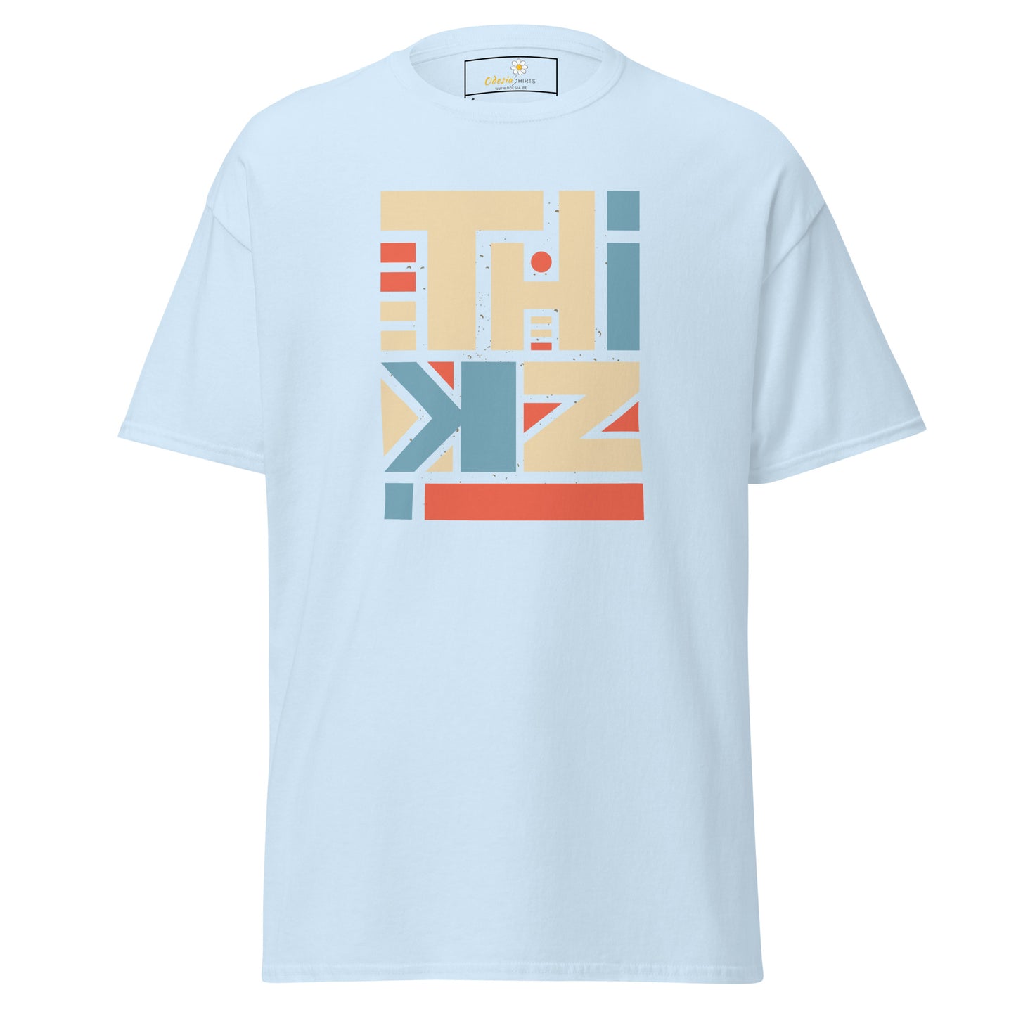 Unisex classic t-shirt - ABSTRACT TEXT THINK - REGULAR