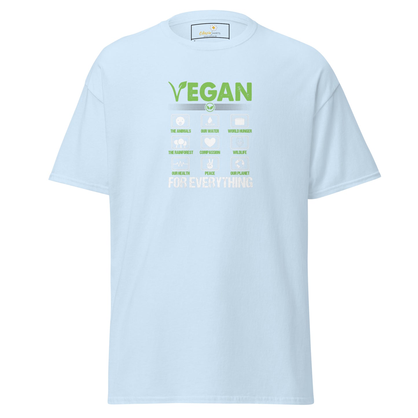 Unisex classic t-shirt - VEGAN FOR EVERYTHING - REGULAR