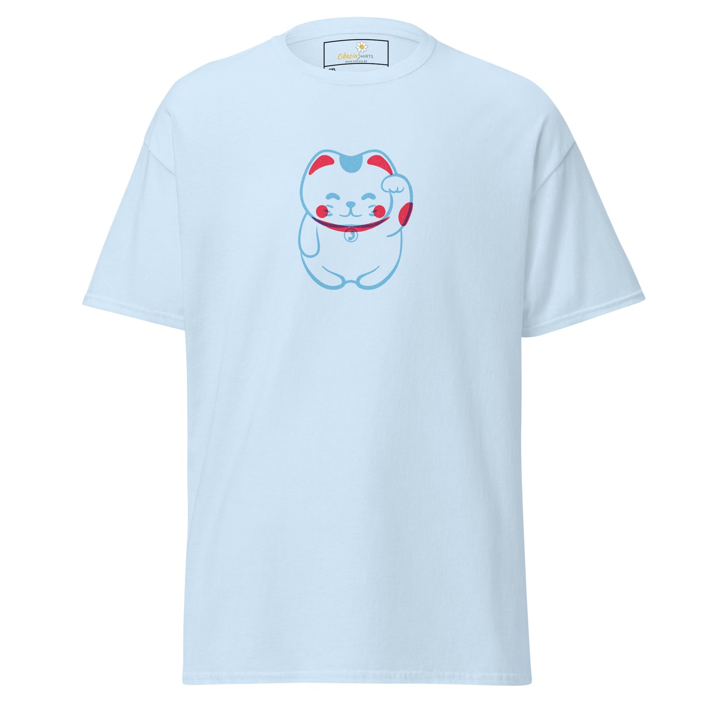 Unisex classic t-shirt - ANIMALS SPIRITUAL LUCKY CAT 1 - BIG