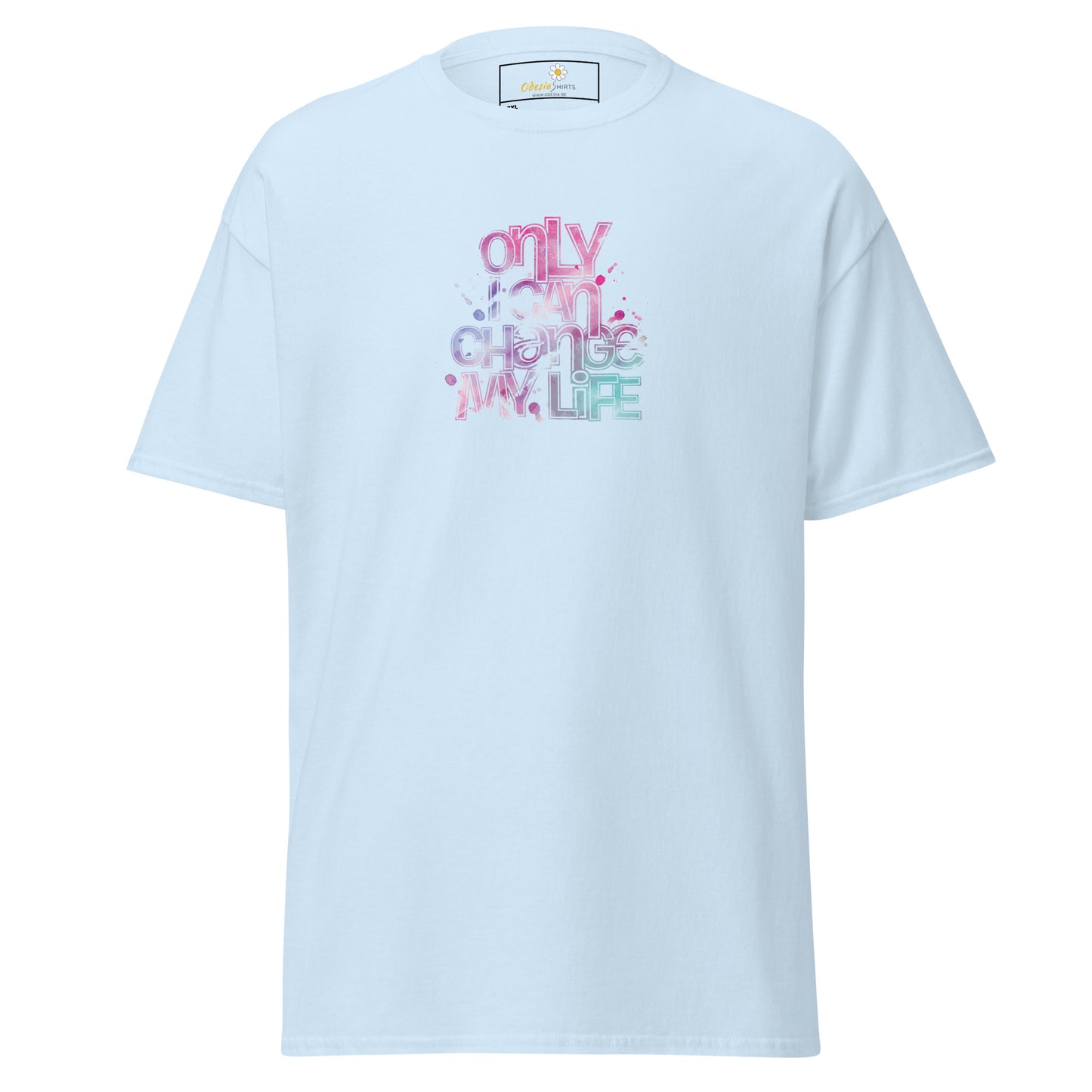 Heren klassiek t-shirt - TEKST ALLEEN KAN IK VERANDEREN - GROOT
