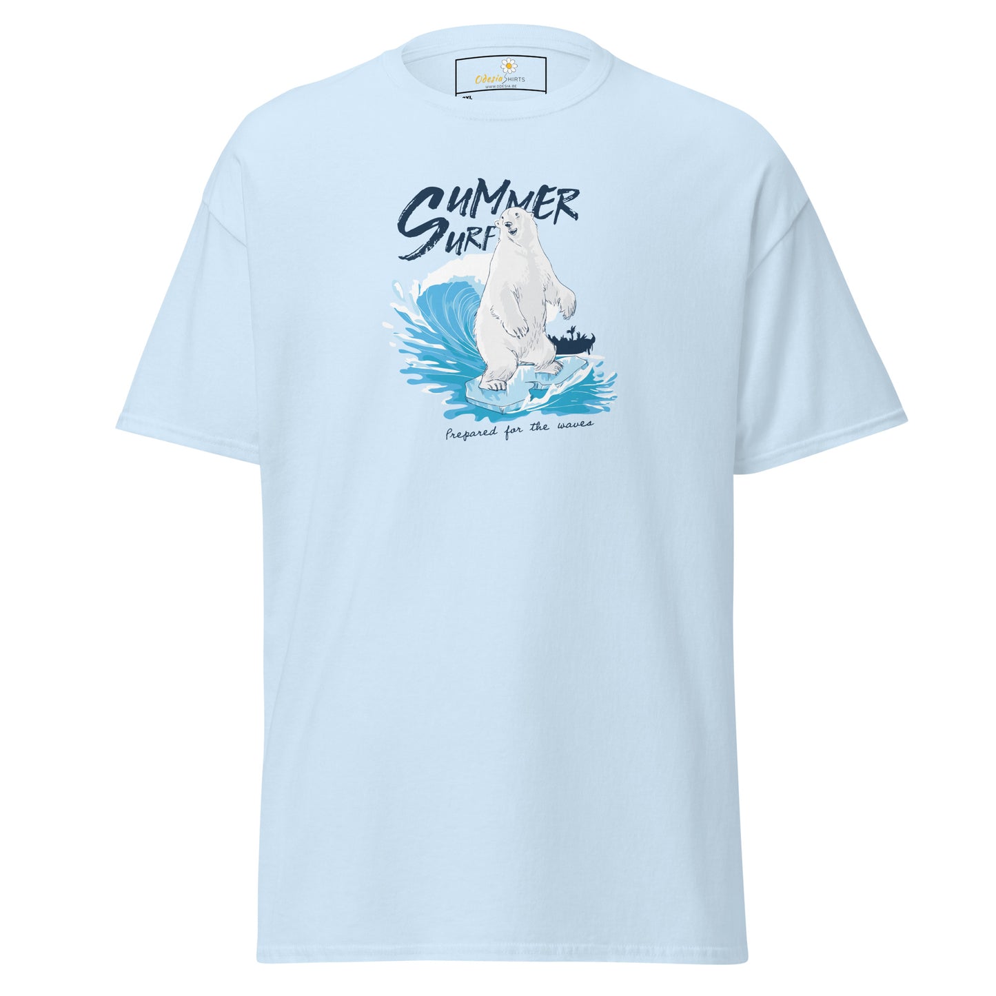 T-shirt classique homme - SUMMER SURFING BEAR - GRAND