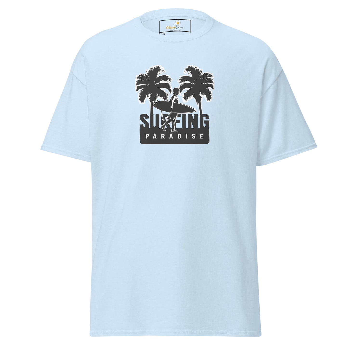 T-shirt classique pour homme - SUMMER SURFING TREES - BIG