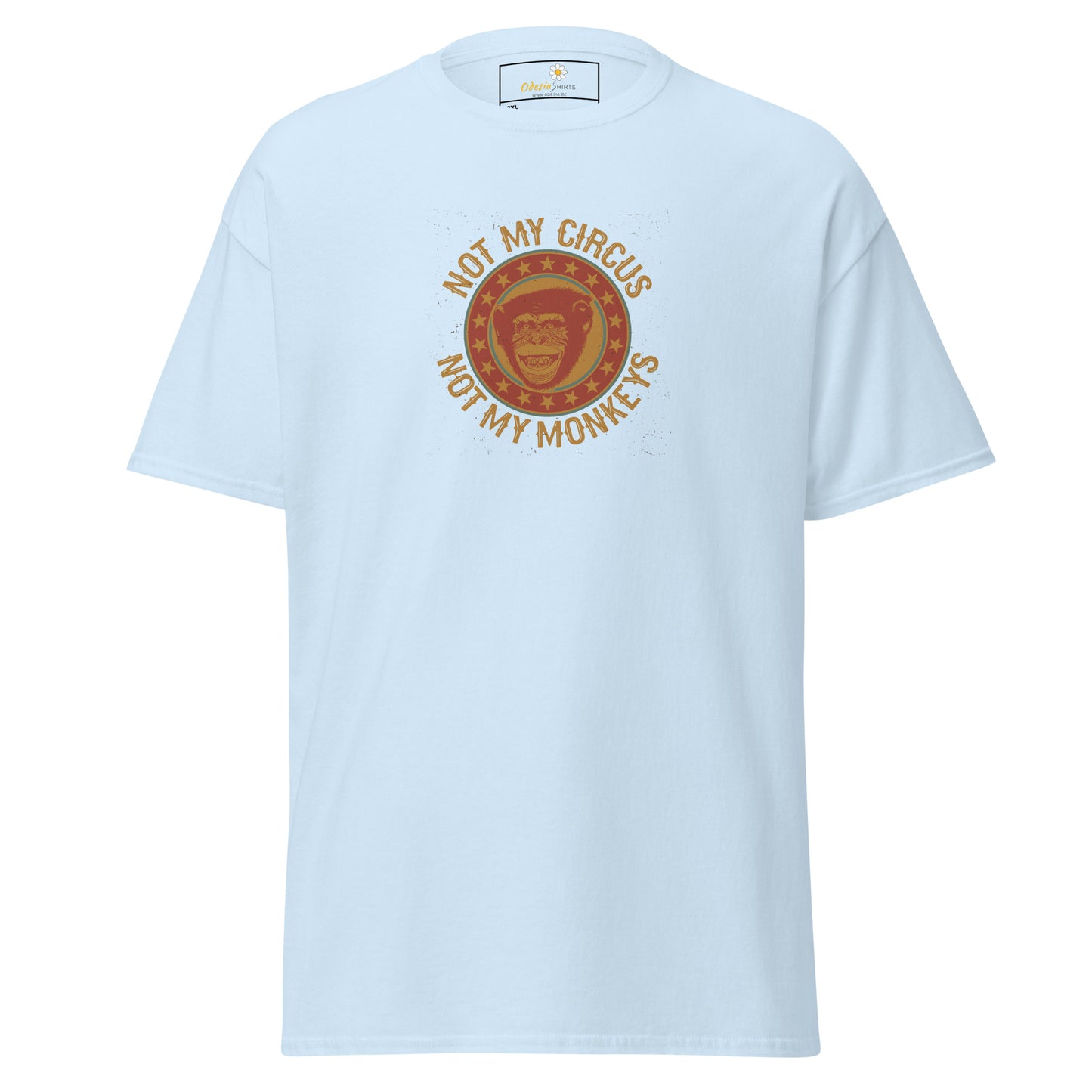 T-shirt classique homme - VINTAGE NOT MY MONKEYS CIRCUS - GRAND