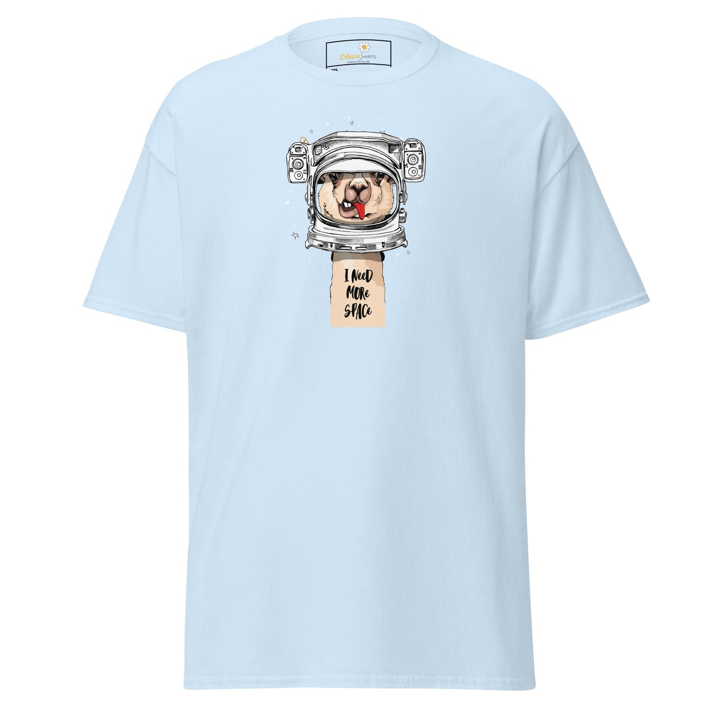 Unisex classic t-shirt - FUN ASTRONAUT LAMA SPACE - BIG