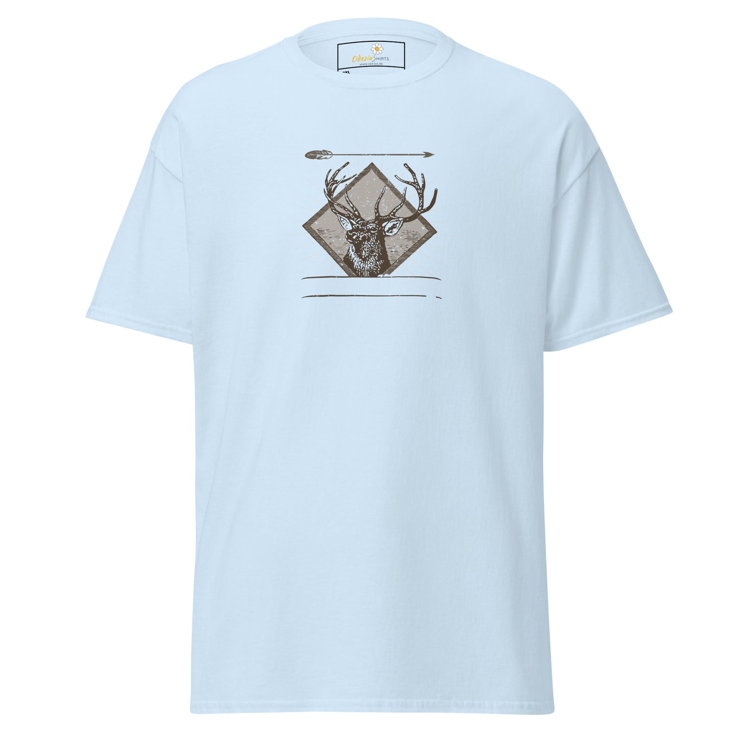T-shirt classique unisexe - ANIMAUX CERF FLÈCHE - GRAND