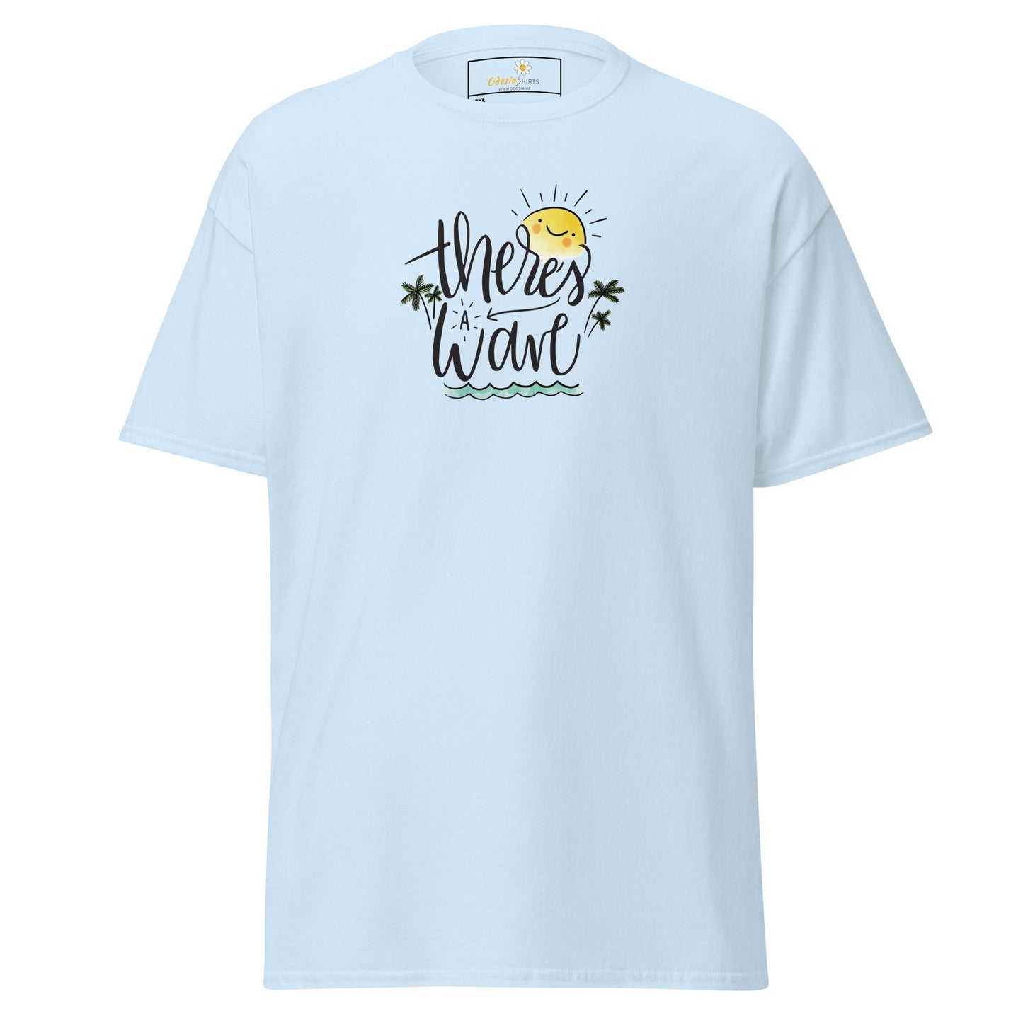 T-shirt classique pour homme - SUMMER THERES A WAVE - BIG