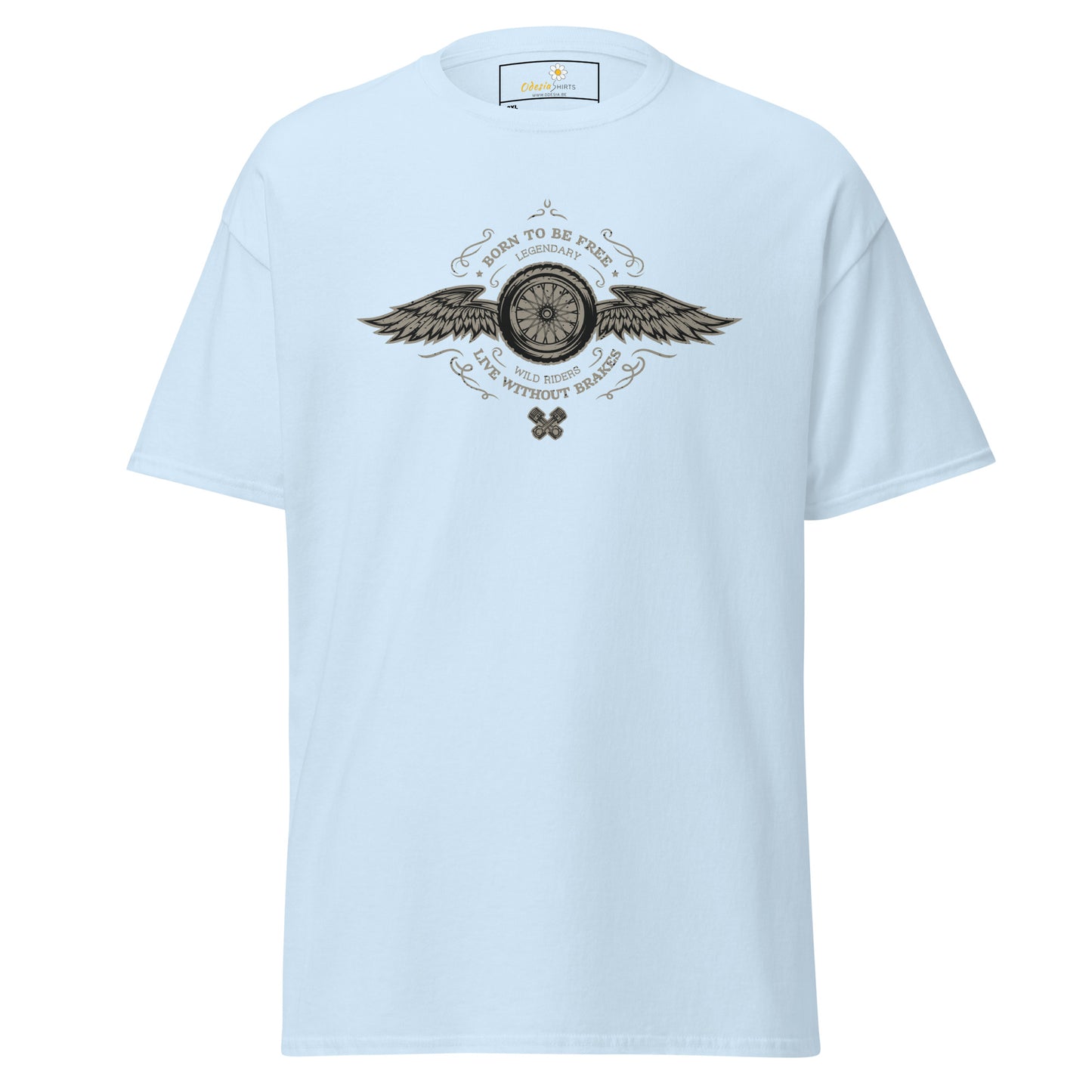 T-shirt classique homme - VINTAGE BORN TO BE FREE - GRAND