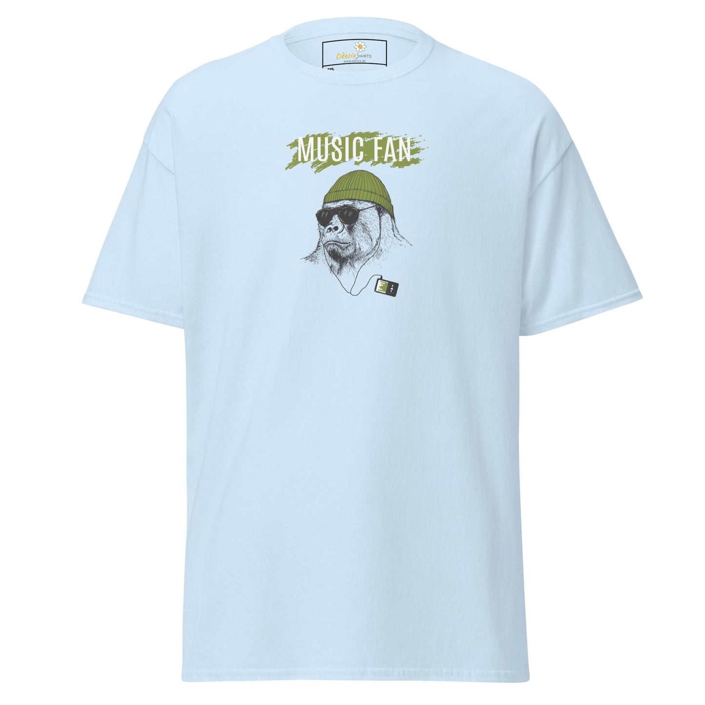 T-shirt classique homme - WILDLIFE MUSIC GORILLA - GRAND