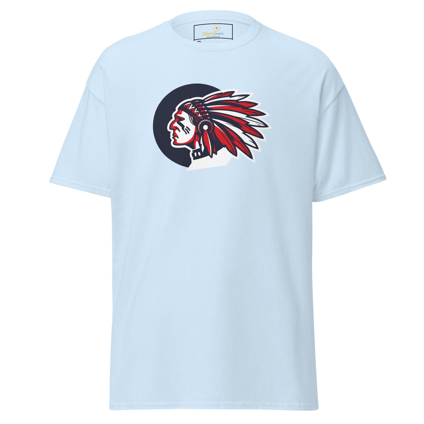 T-shirt classique homme - VINTAGE INDIAN HEAD - GRAND