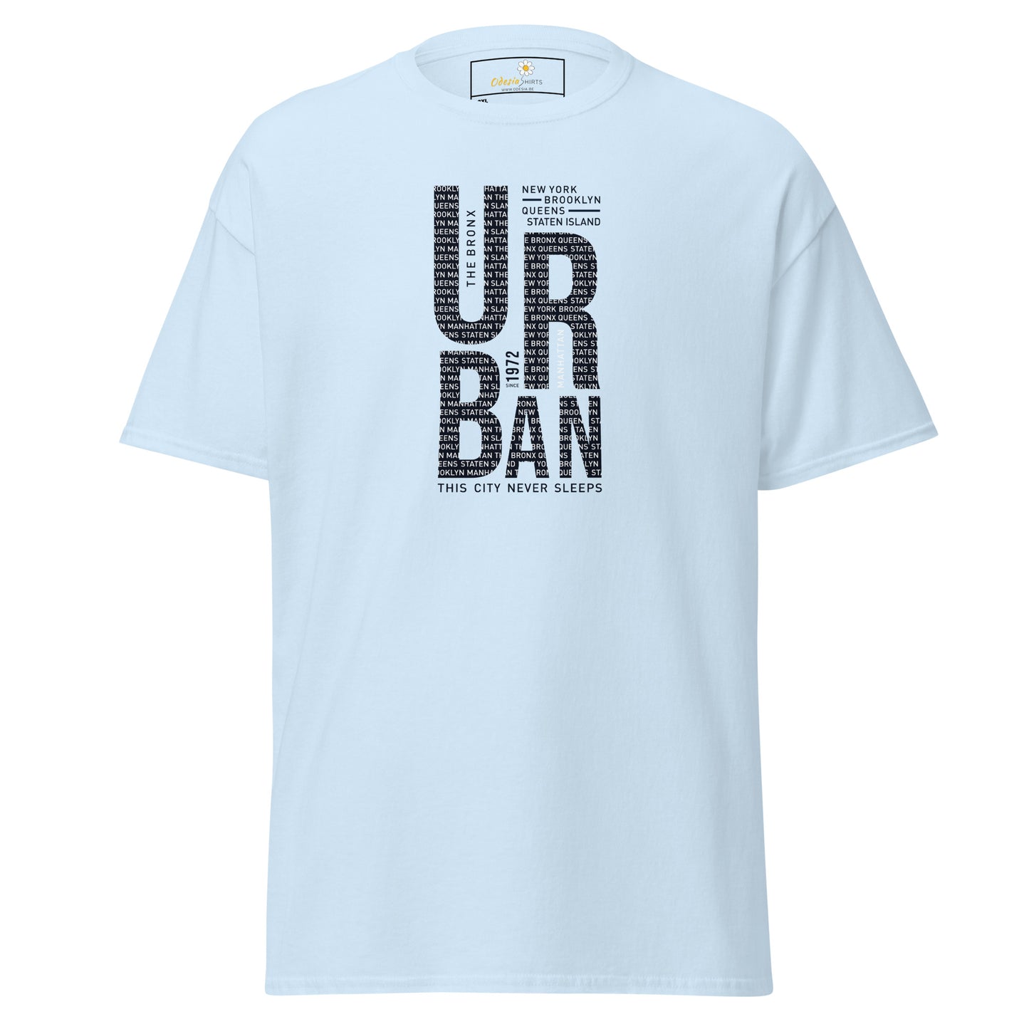 Heren klassiek t-shirt - URBAN DESIGN - GROOT