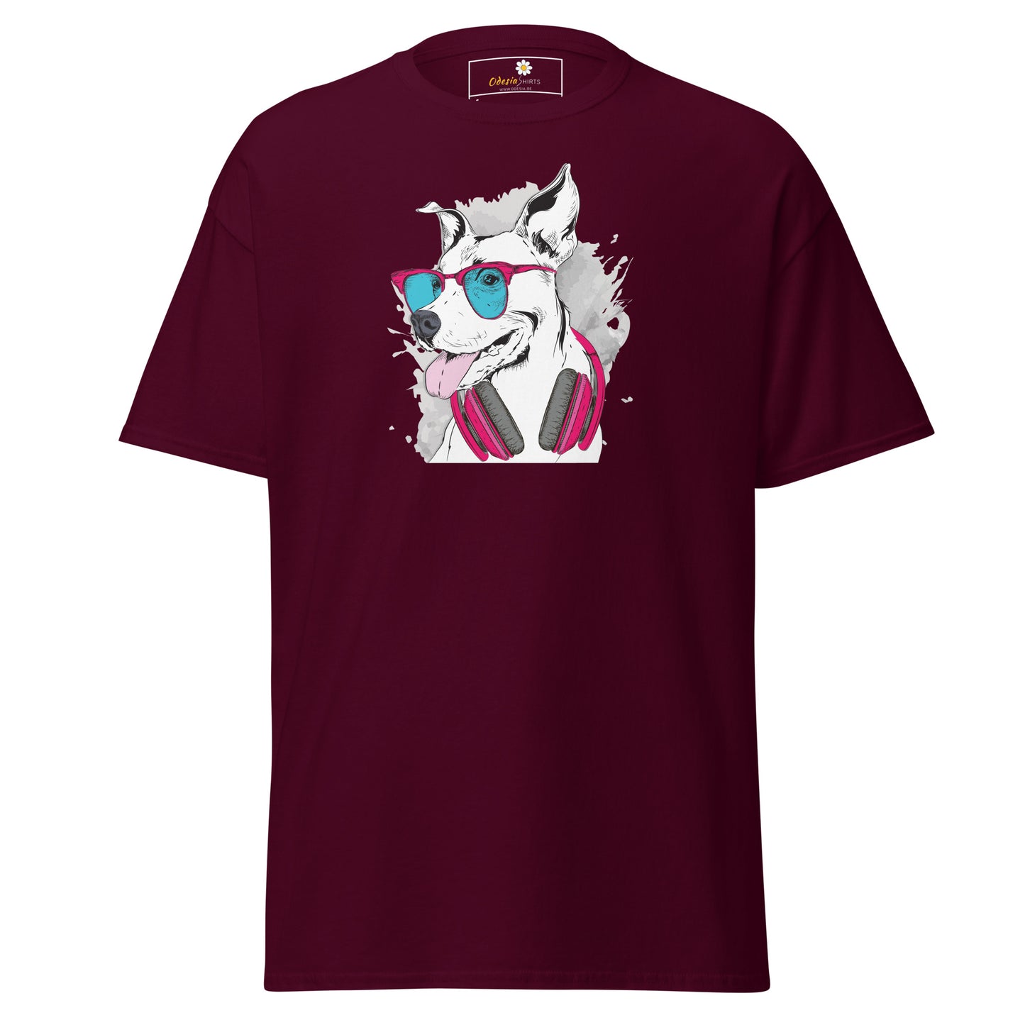 T-shirt classique unisexe - ANIMAUX MUSIQUE CHIEN - RÉGULIER