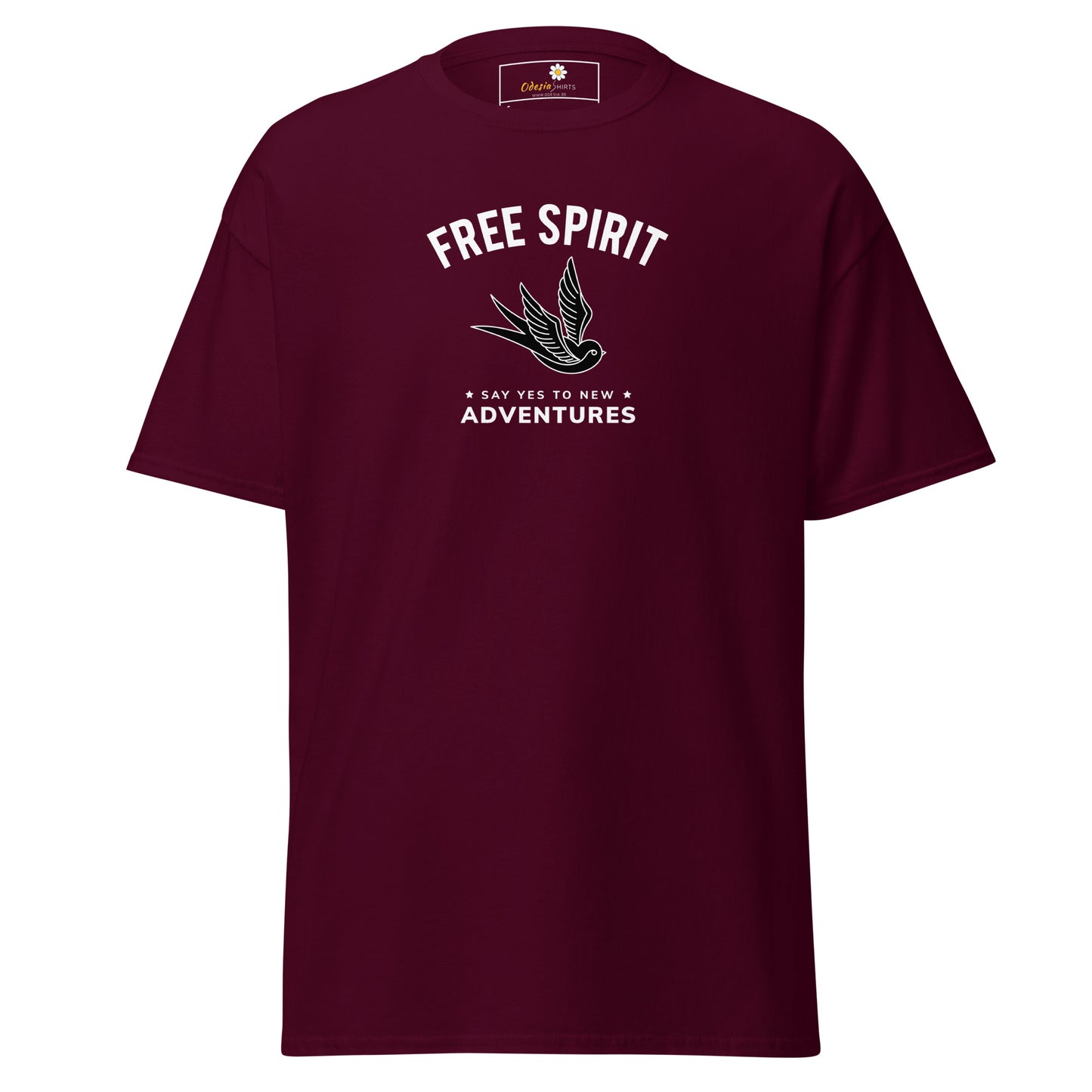Unisex classic t-shirt - SPIRITUAL FREE SPIRIT SAY YES - REGULAR