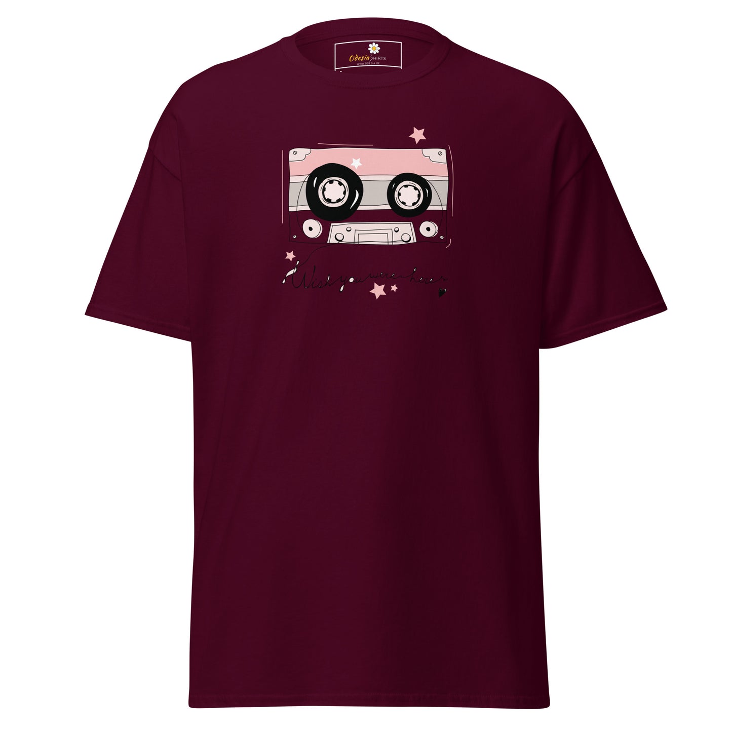 Unisex classic t-shirt - MUSIC WISH YOU WERE HERE - REGULAR