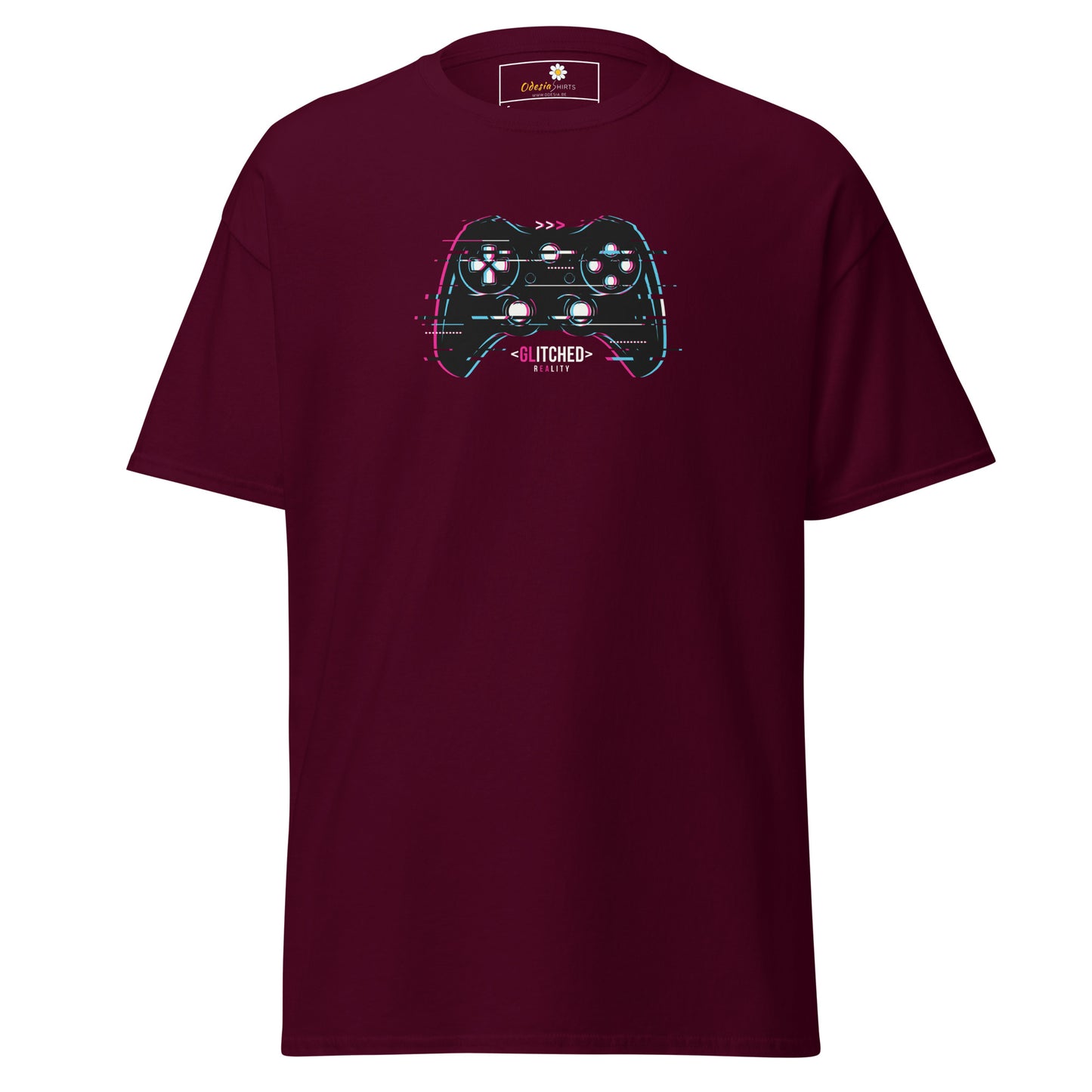 Unisex classic t-shirt - GAMERS GLITCHED CONTROLLER - REGULAR