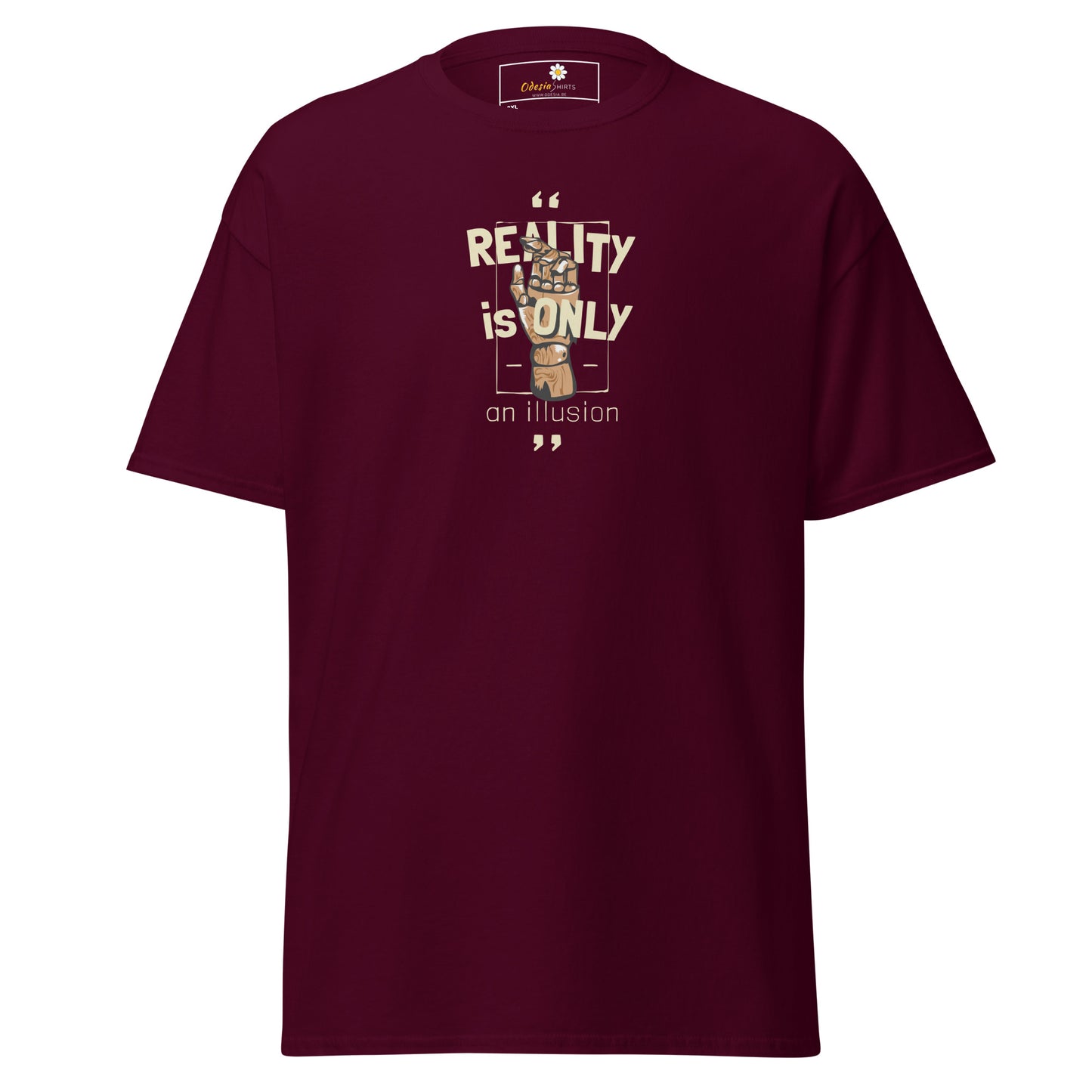Unisex classic t-shirt - MYSTIC REALITY IS ONLY AN ILLUSION - BIG