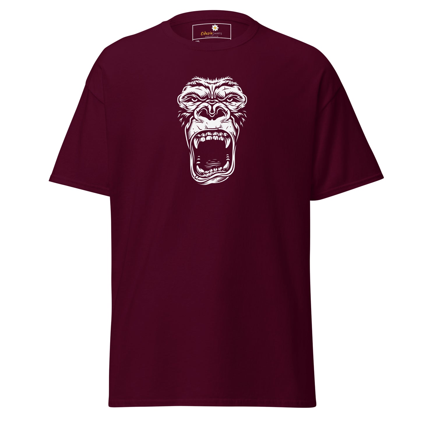 T-shirt classique pour homme - WILDLIFE GORILLA SCREAM - BIG