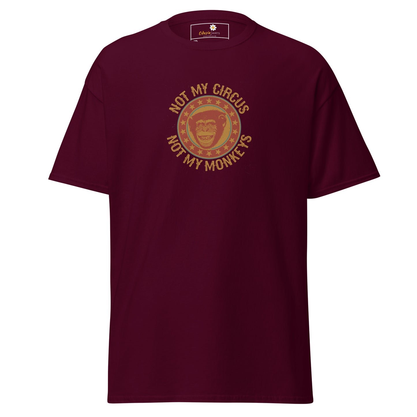T-shirt classique homme - VINTAGE NOT MY MONKEYS CIRCUS - GRAND