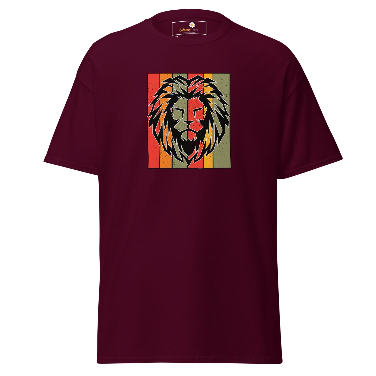 T-shirt classique homme - WILDLIFE LION HEAD - BIG