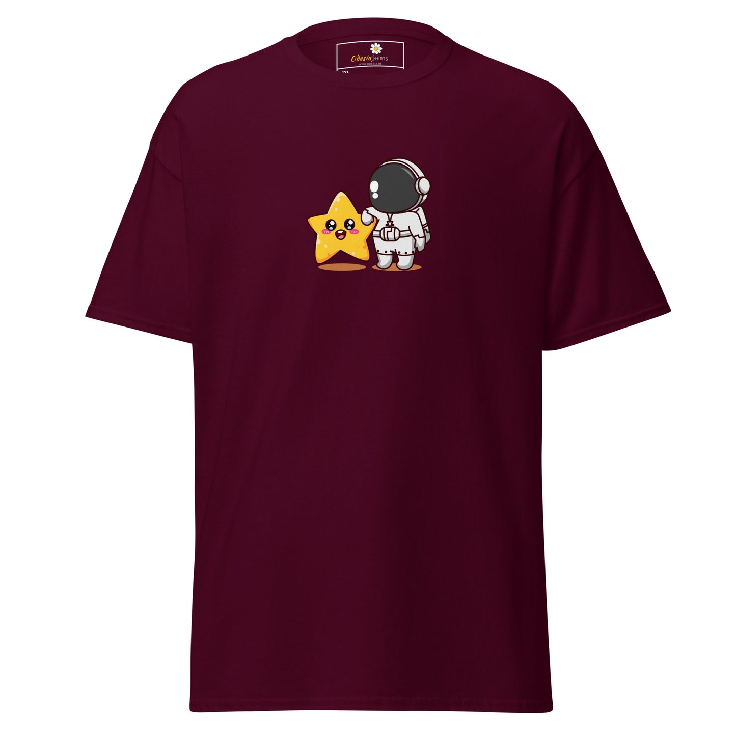 Unisex classic t-shirt - ASTRONAUT MINI STAR - BIG