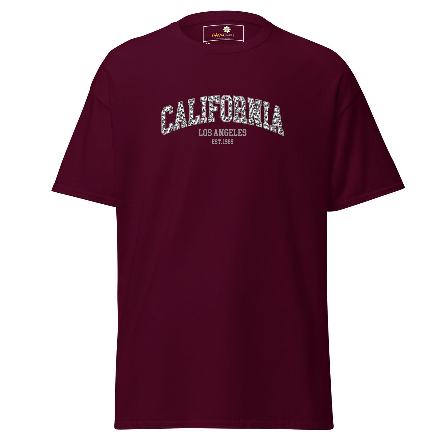 Klassiek T-shirt voor heren - TEXT CALIFORNIA MORE - GROOT