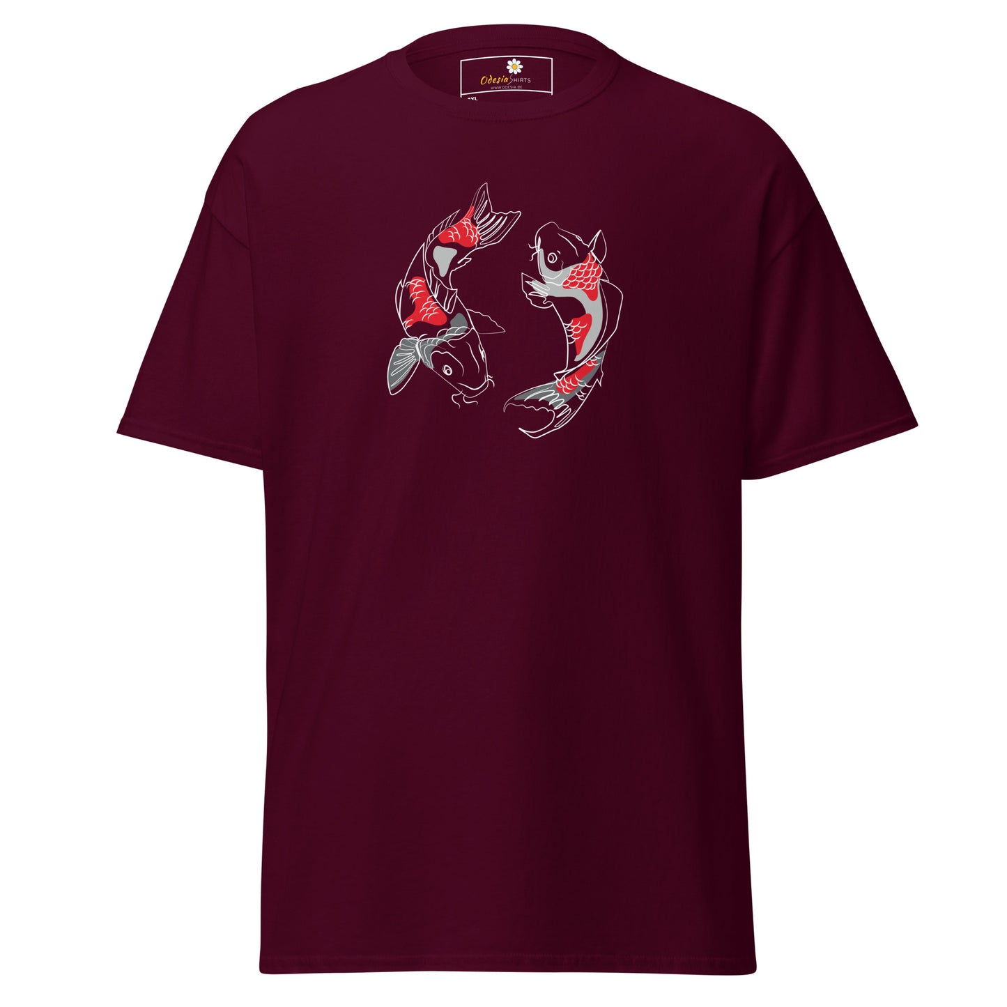 T-shirt classique unisexe - ANIMAUX KOI FISH - GRAND