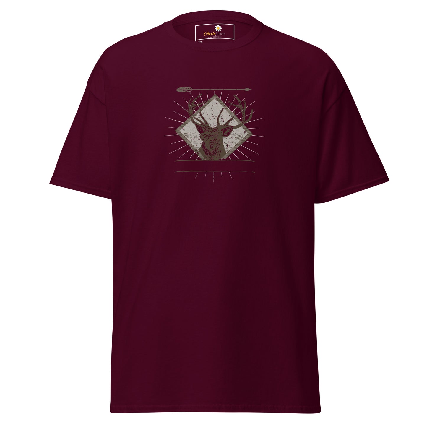 T-shirt classique unisexe - ANIMAUX CERF FLÈCHE - GRAND