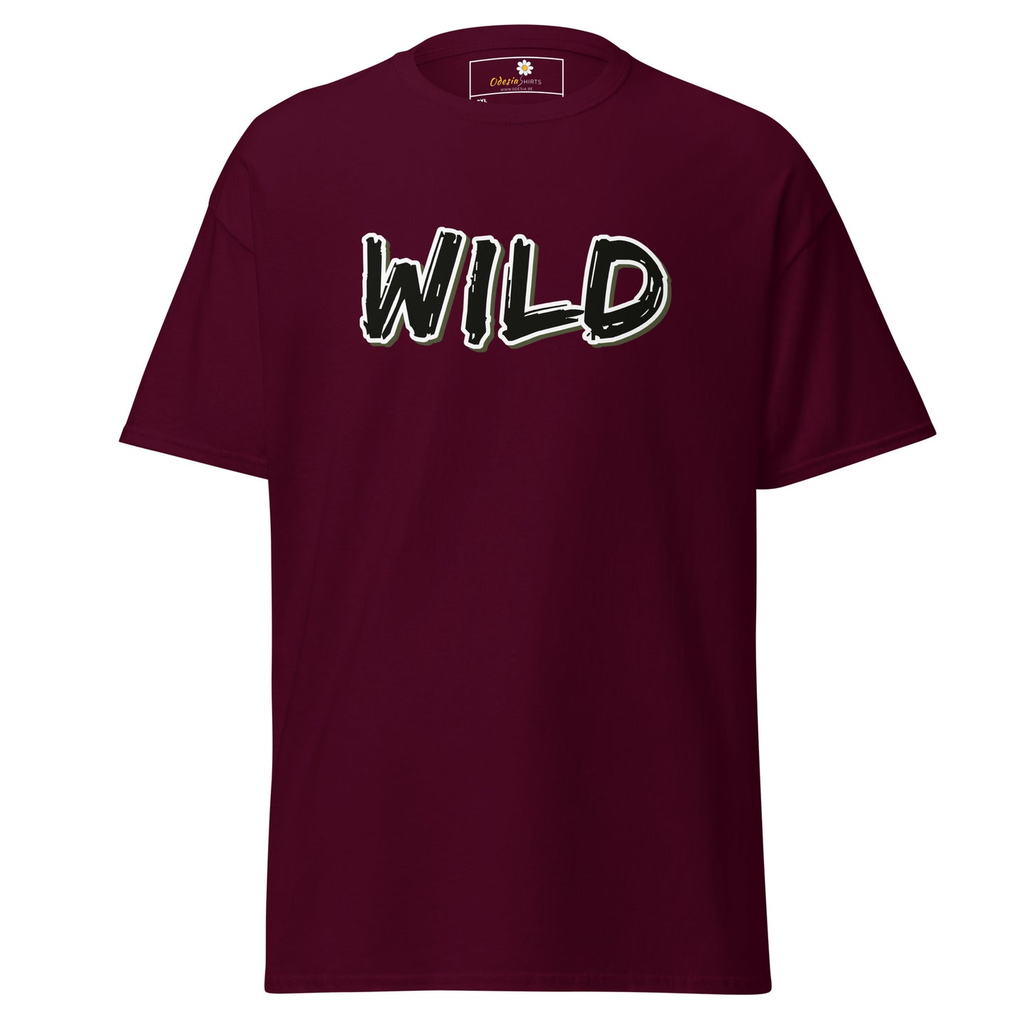 T-shirt classique pour homme - TEXT WILD - BIG