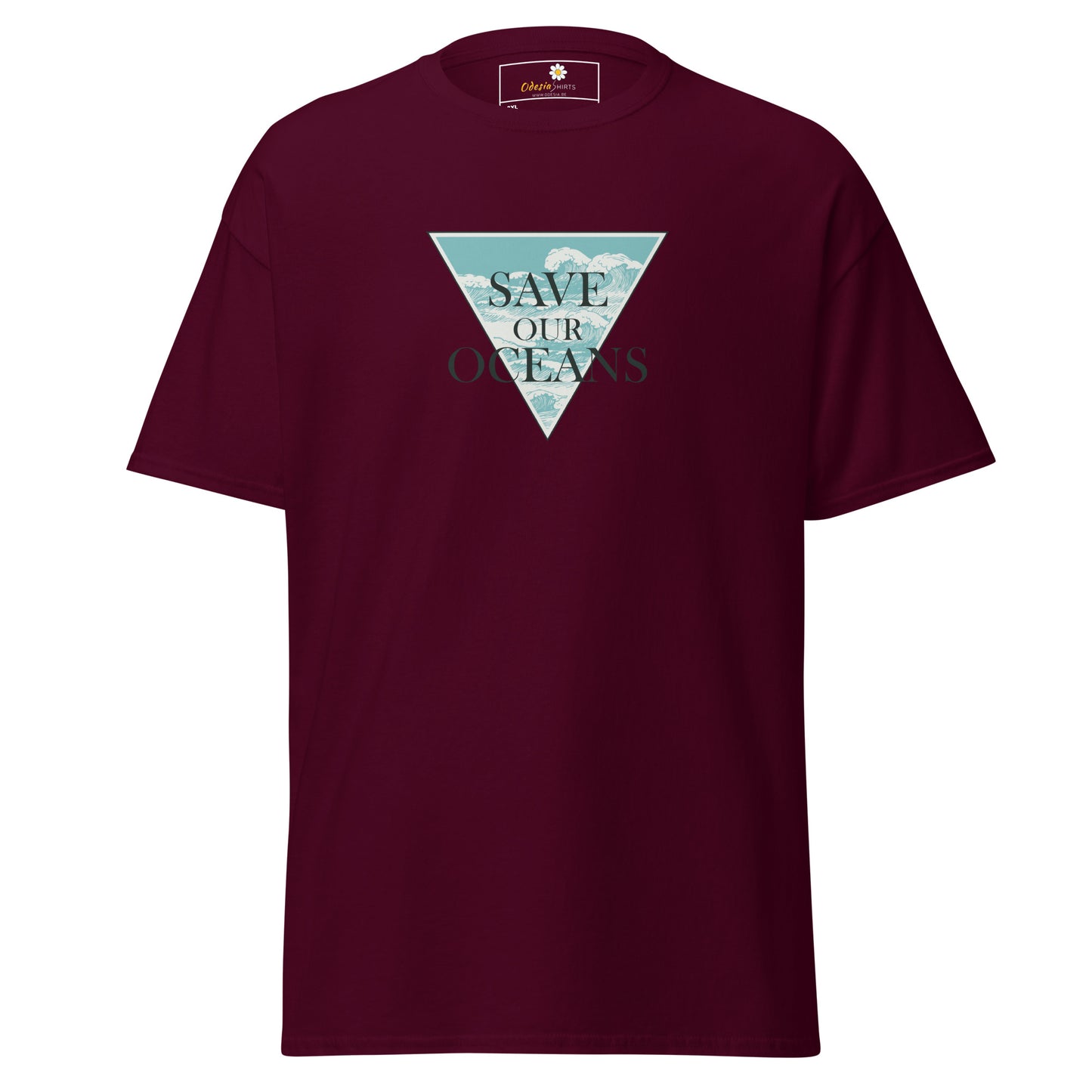 Unisex classic t-shirt - ECOLOGY SAVE OUR OCEANS - BIG