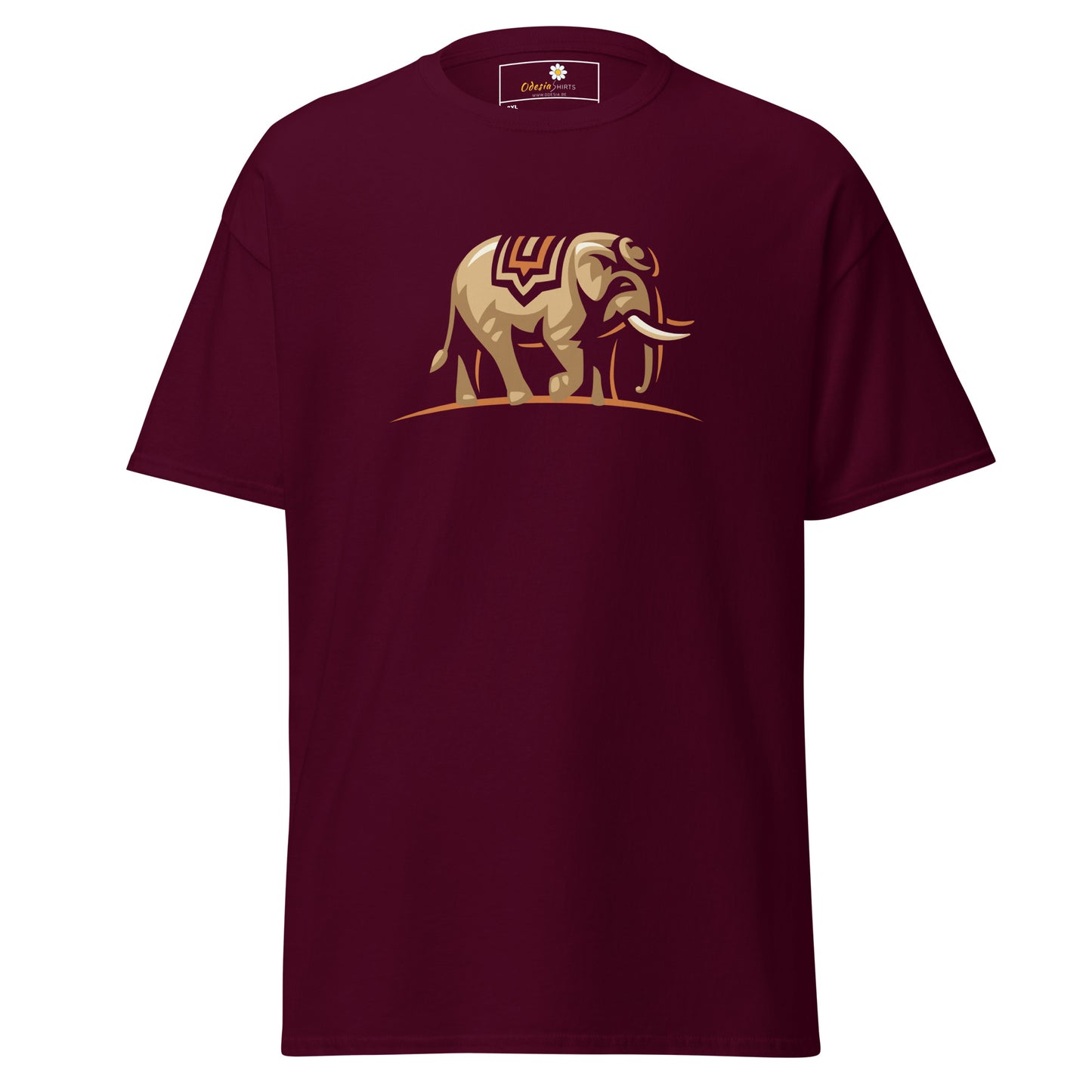 T-shirt classique pour homme - ÉLÉPHANT INDIEN FAUNE - GRAND