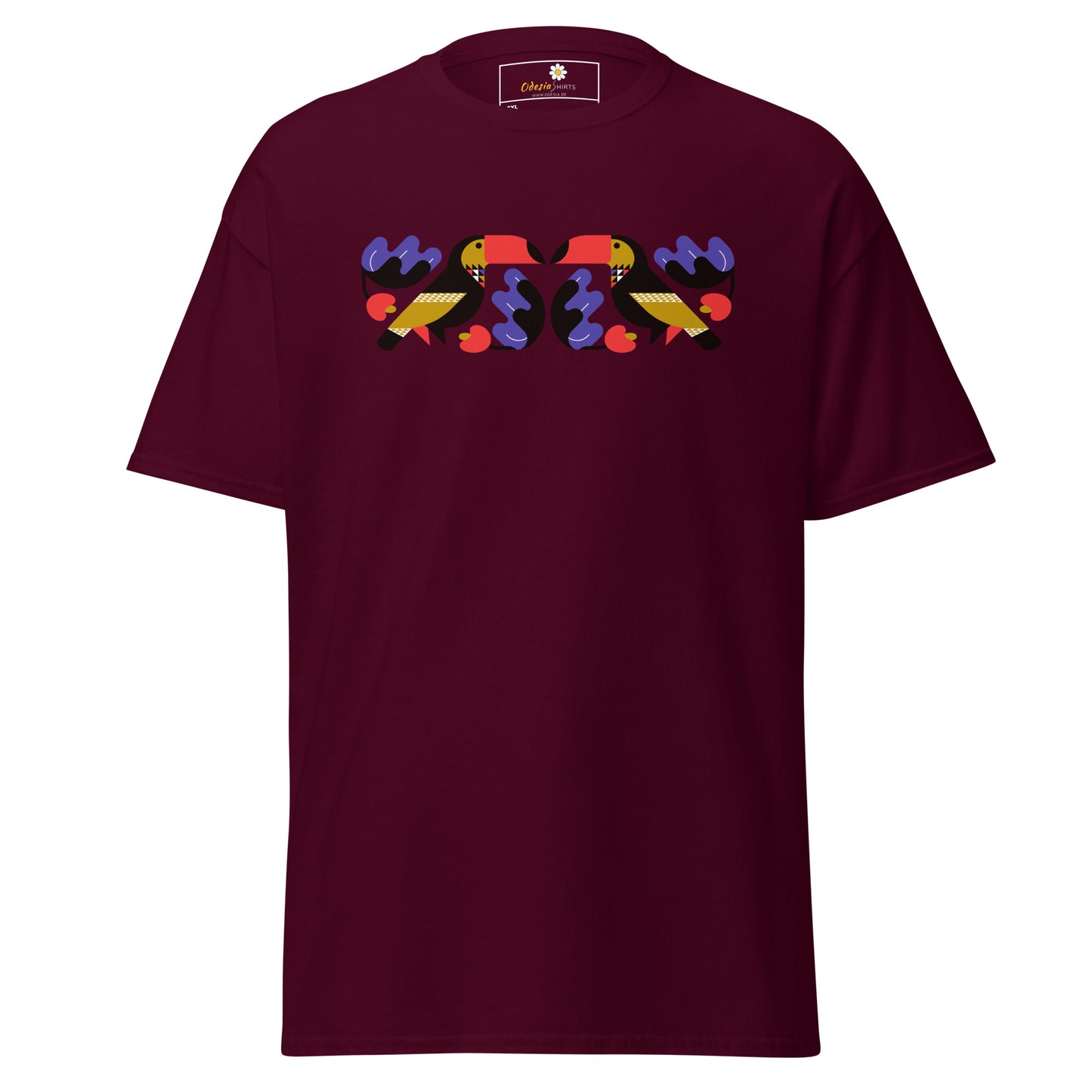 T-shirt classique pour homme - WILDLIFE ABSTRACT TOUCAN MIRROR - BIG