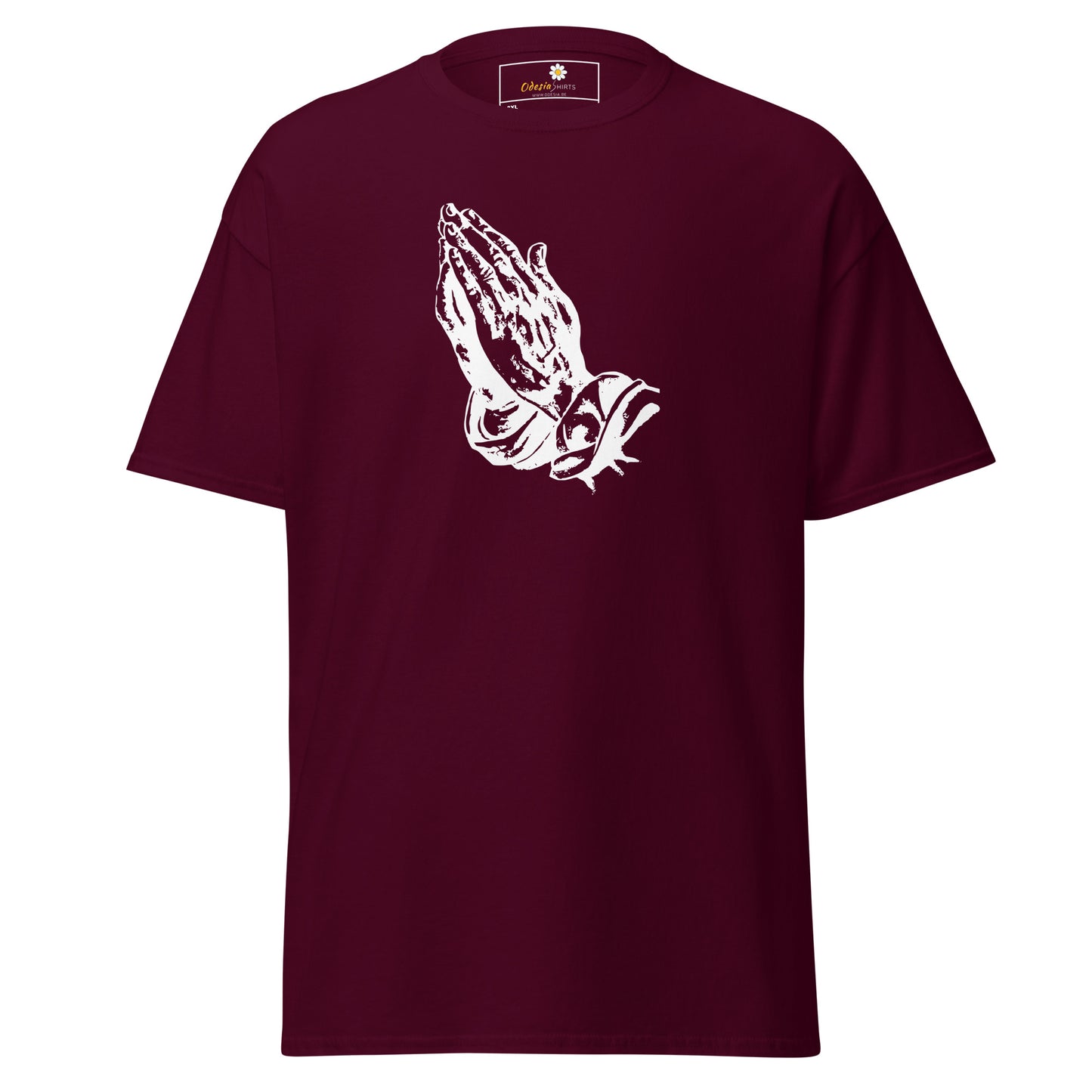 Unisex classic t-shirt - SPIRITUAL PRAYING HANDS - BIG