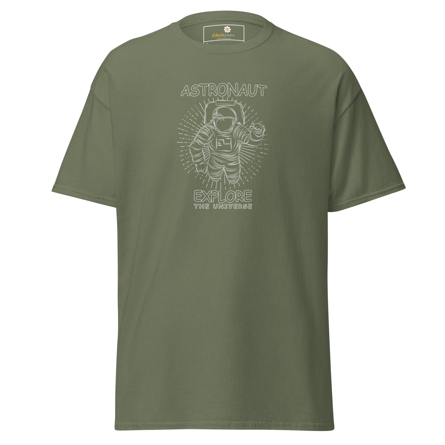 T-shirt classique unisexe - ASTRONAUT EXPLORE UNIVERSE - REGULAR