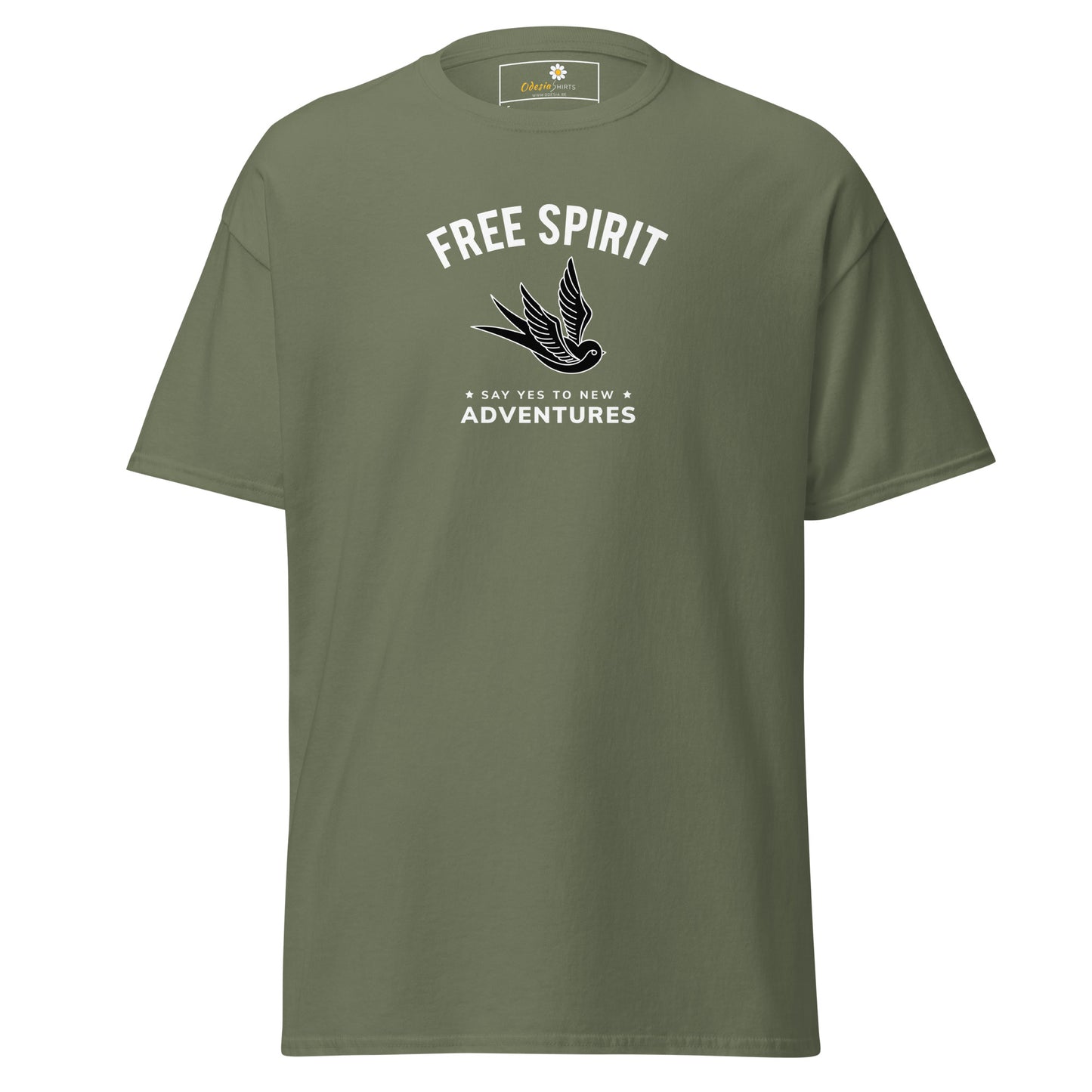Unisex classic t-shirt - SPIRITUAL FREE SPIRIT SAY YES - REGULAR