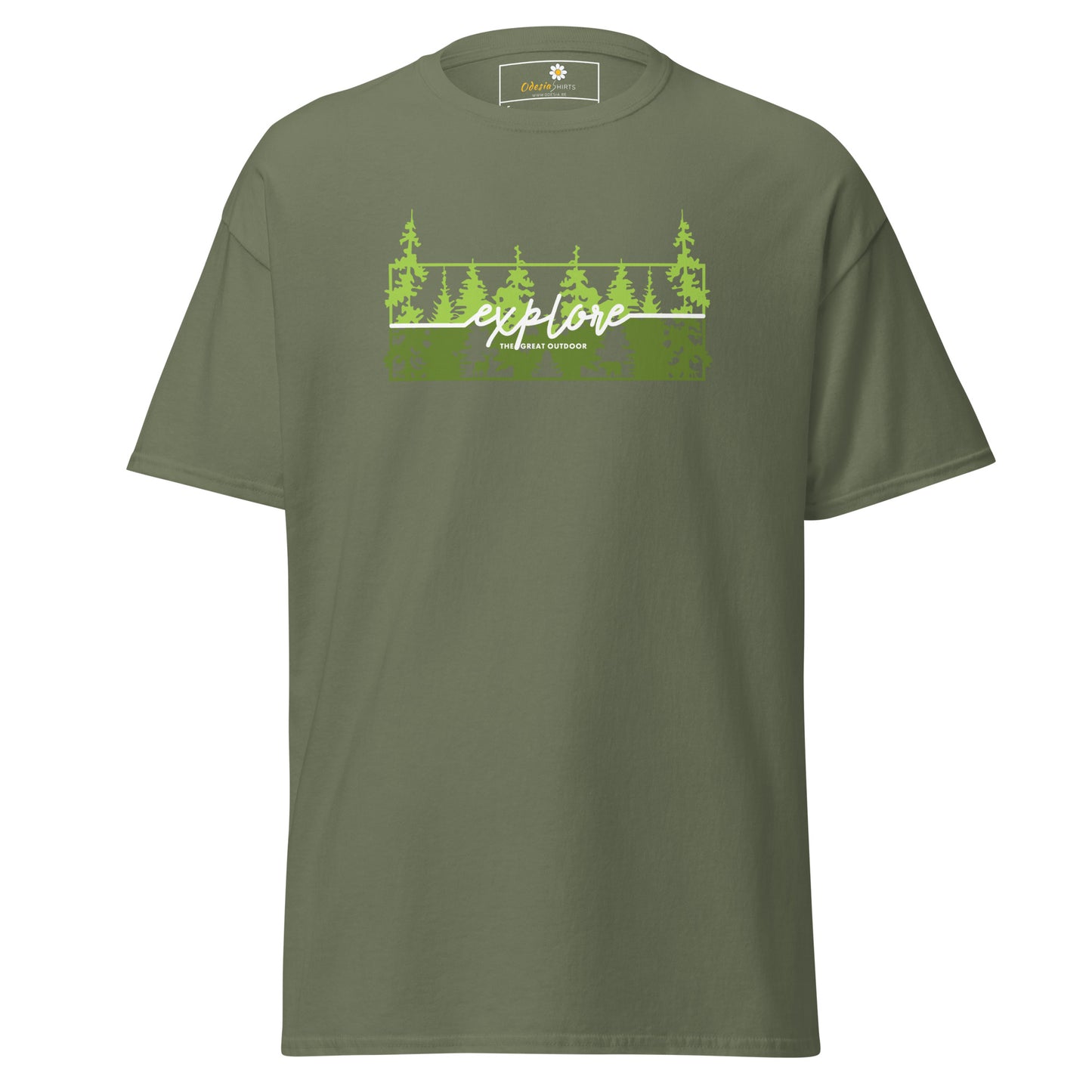 T-shirt classique unisexe - AVENTURE EXPLORE TREES - REGULAR