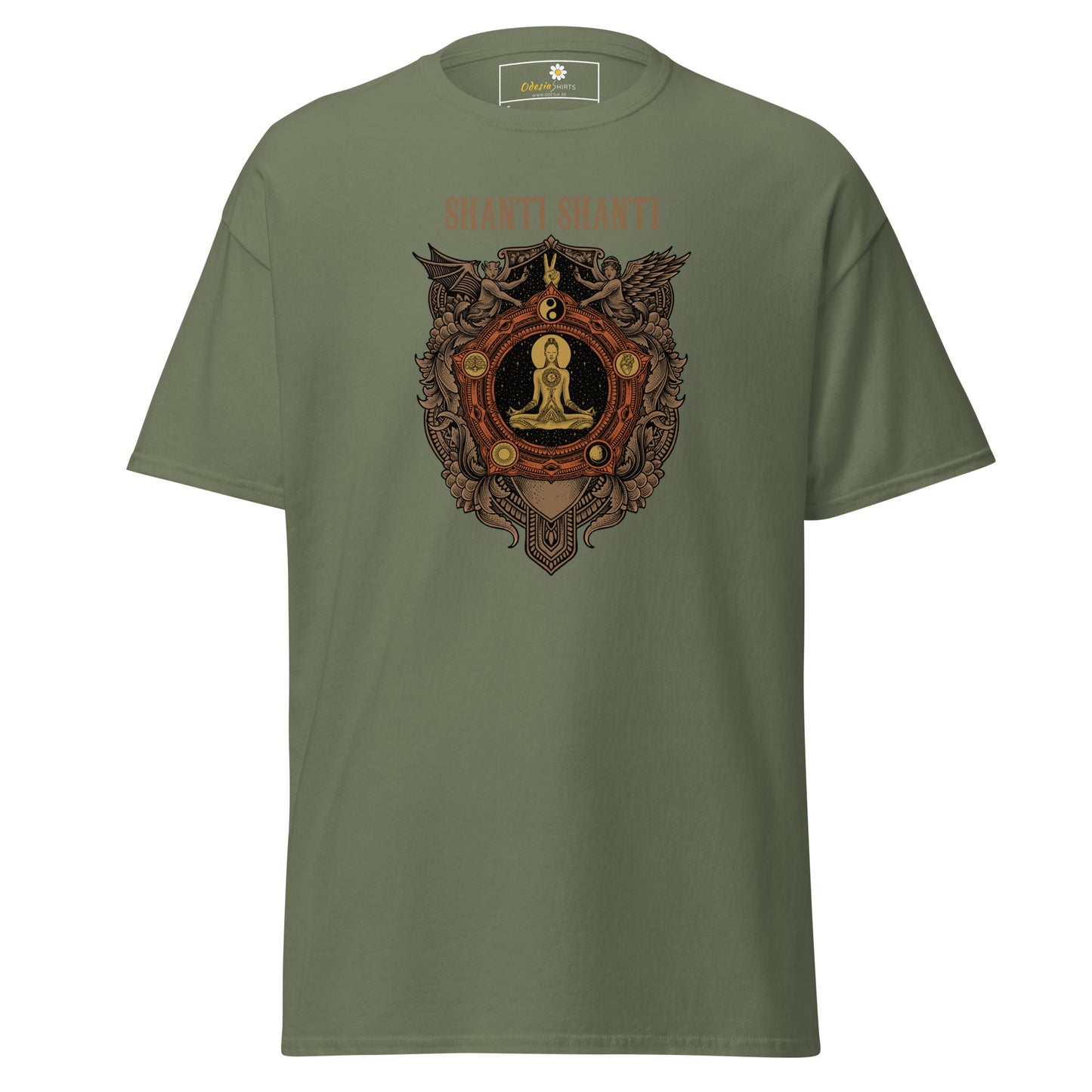 Unisex classic t-shirt - SPIRITUAL SHANTI SHANTI - REGULAR