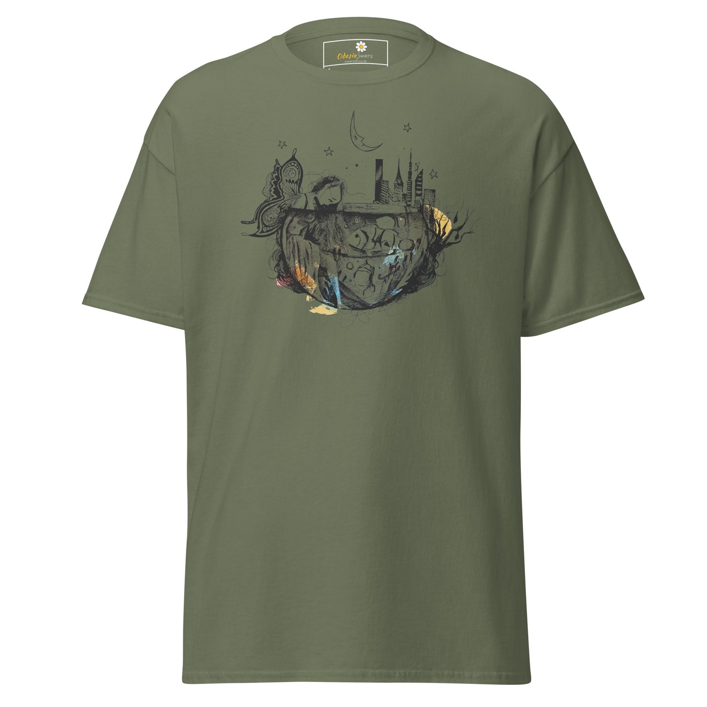 Unisex classic t-shirt - FANTASY GIRL FISHBOWL - REGULAR