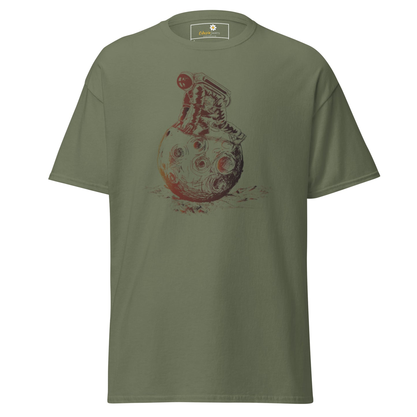 Unisex classic t-shirt - ASTRONAUT PLAYING SPACE - REGULAR