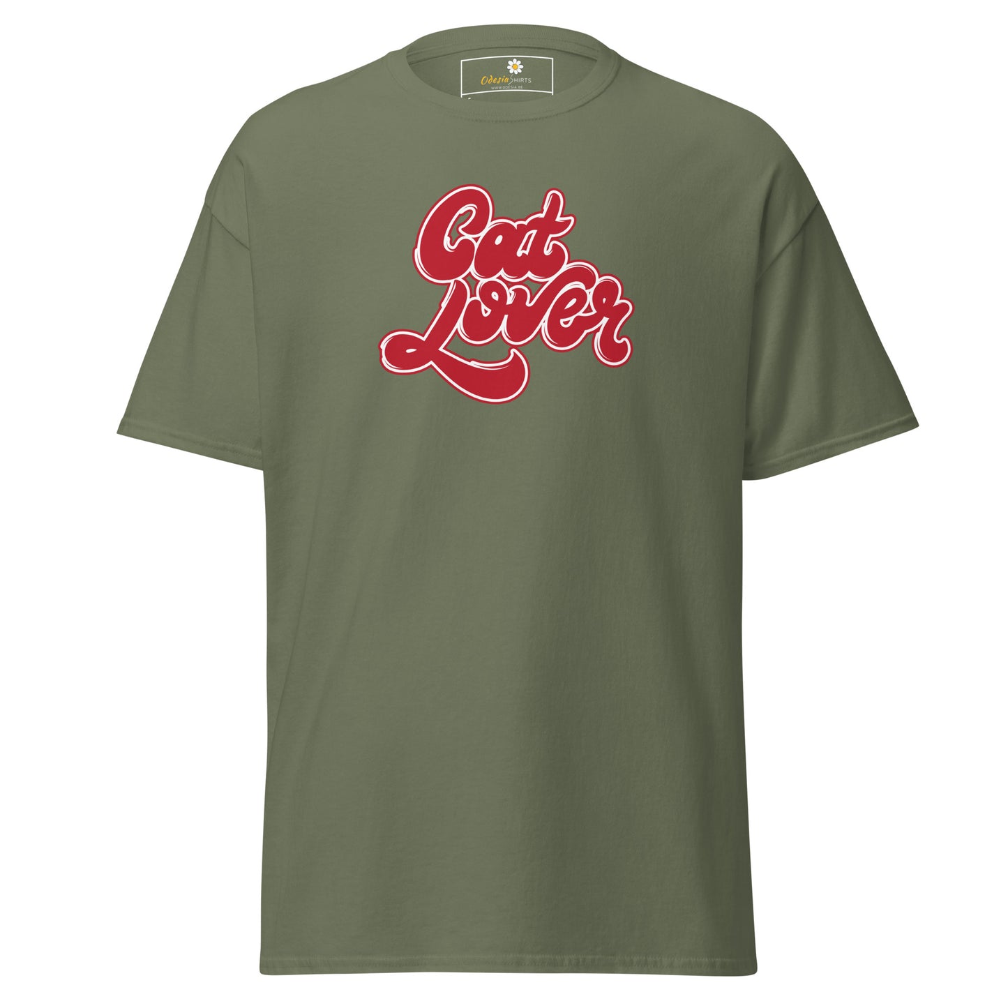 Unisex classic t-shirt - ANIMALS TEXT CAT LOVER - REGULAR
