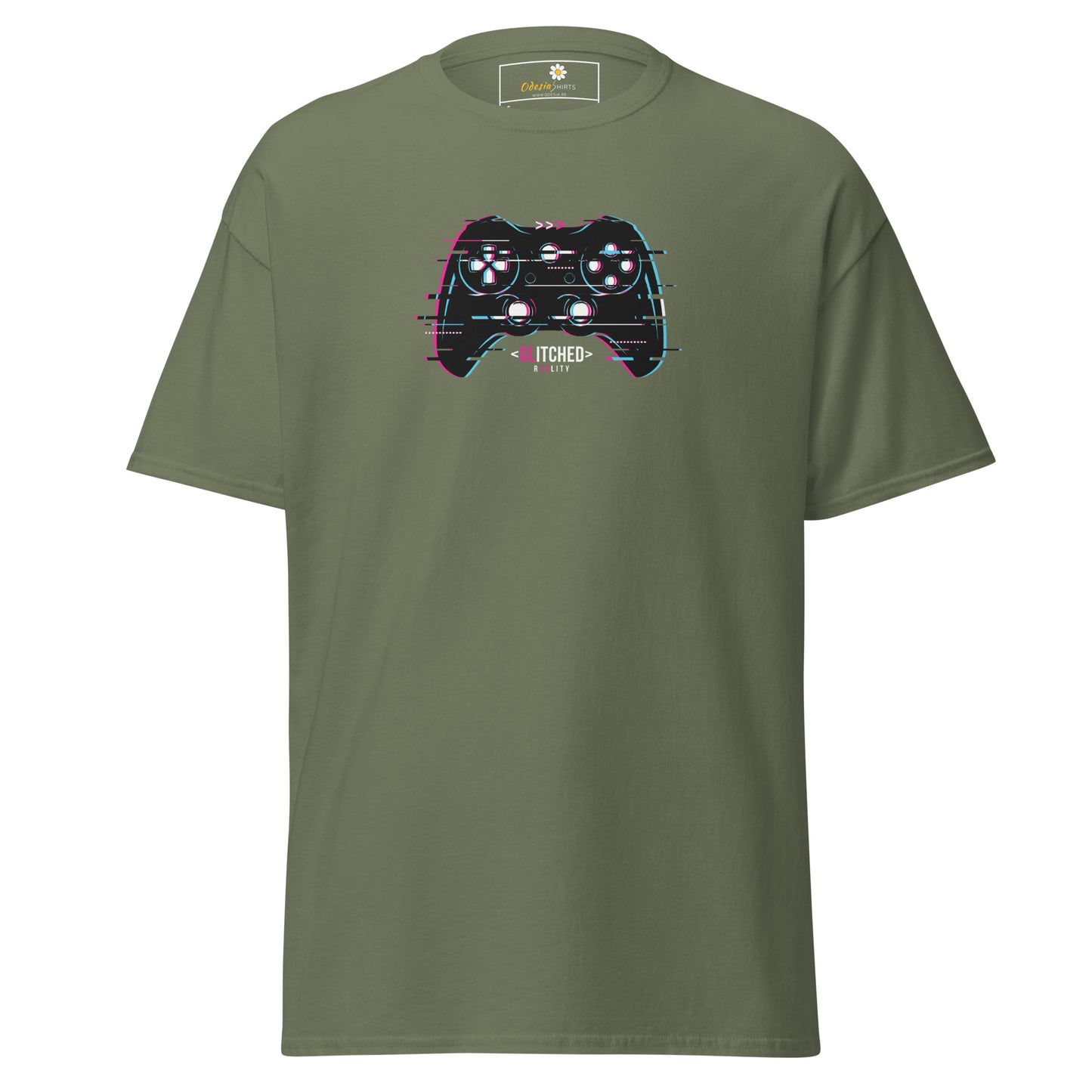 Unisex classic t-shirt - GAMERS GLITCHED CONTROLLER - REGULAR