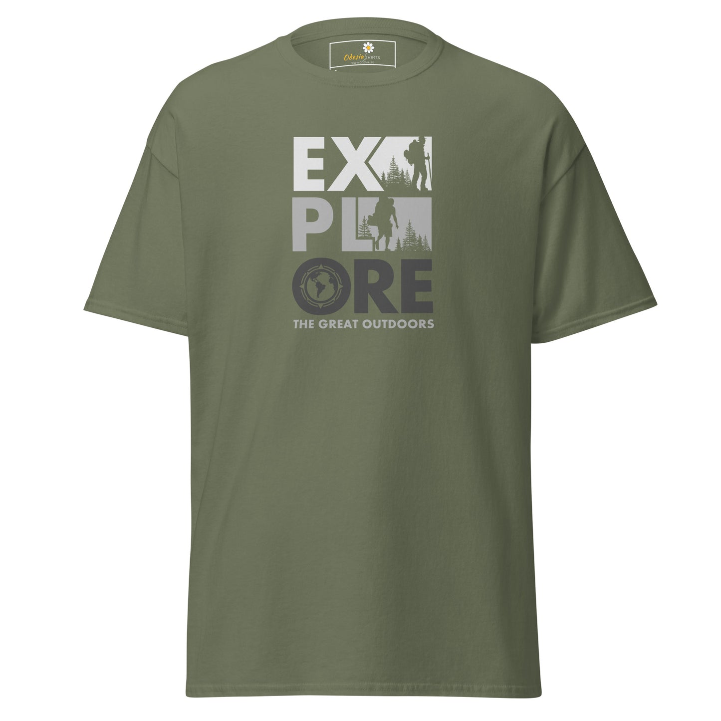 Unisex classic t-shirt - ADVENTURE EXPLORE OUTDOORS - REGULAR