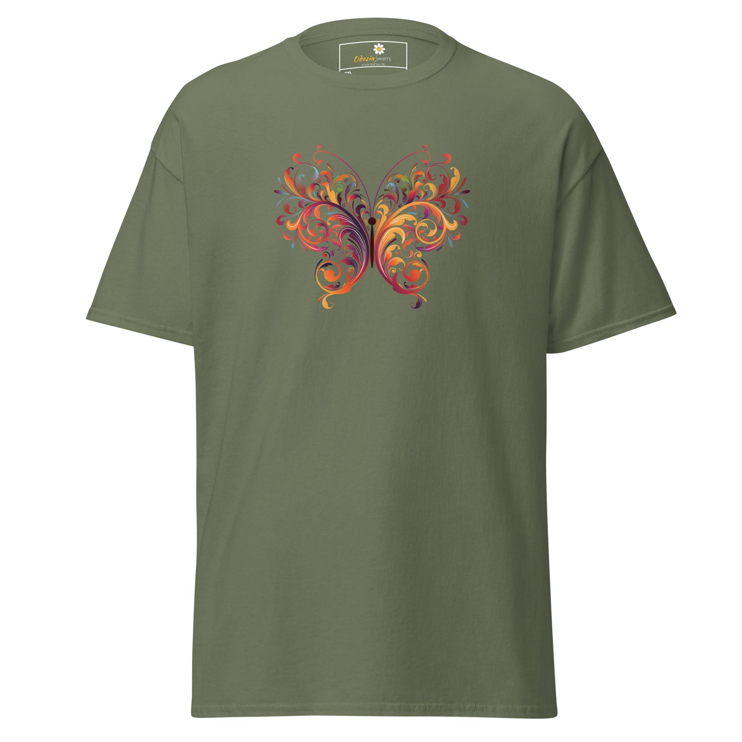 T-shirt classique unisexe - ANIMAUX PAPILLON - GRAND
