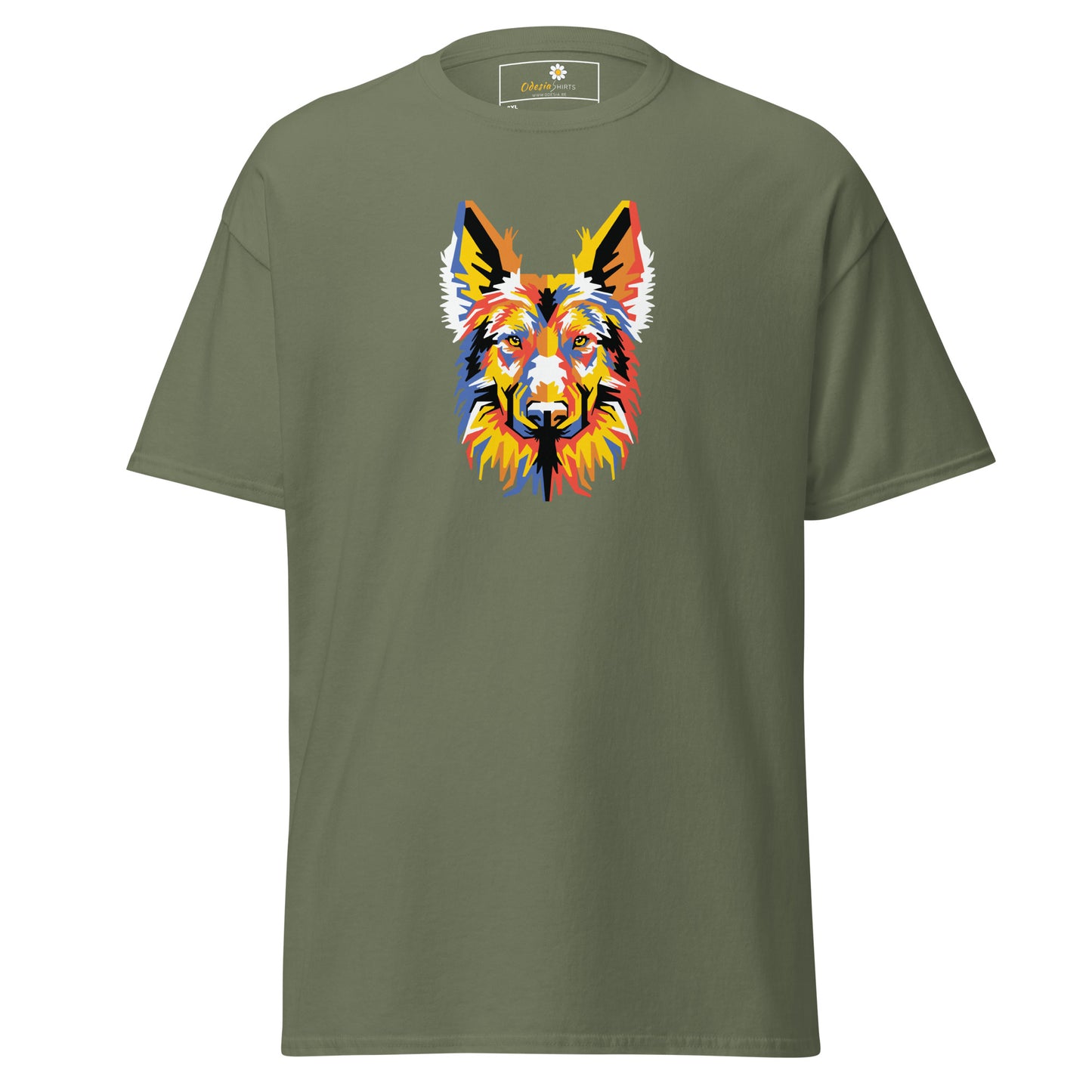 T-shirt classique unisexe - ANIMAUX DG HEAD - GRAND