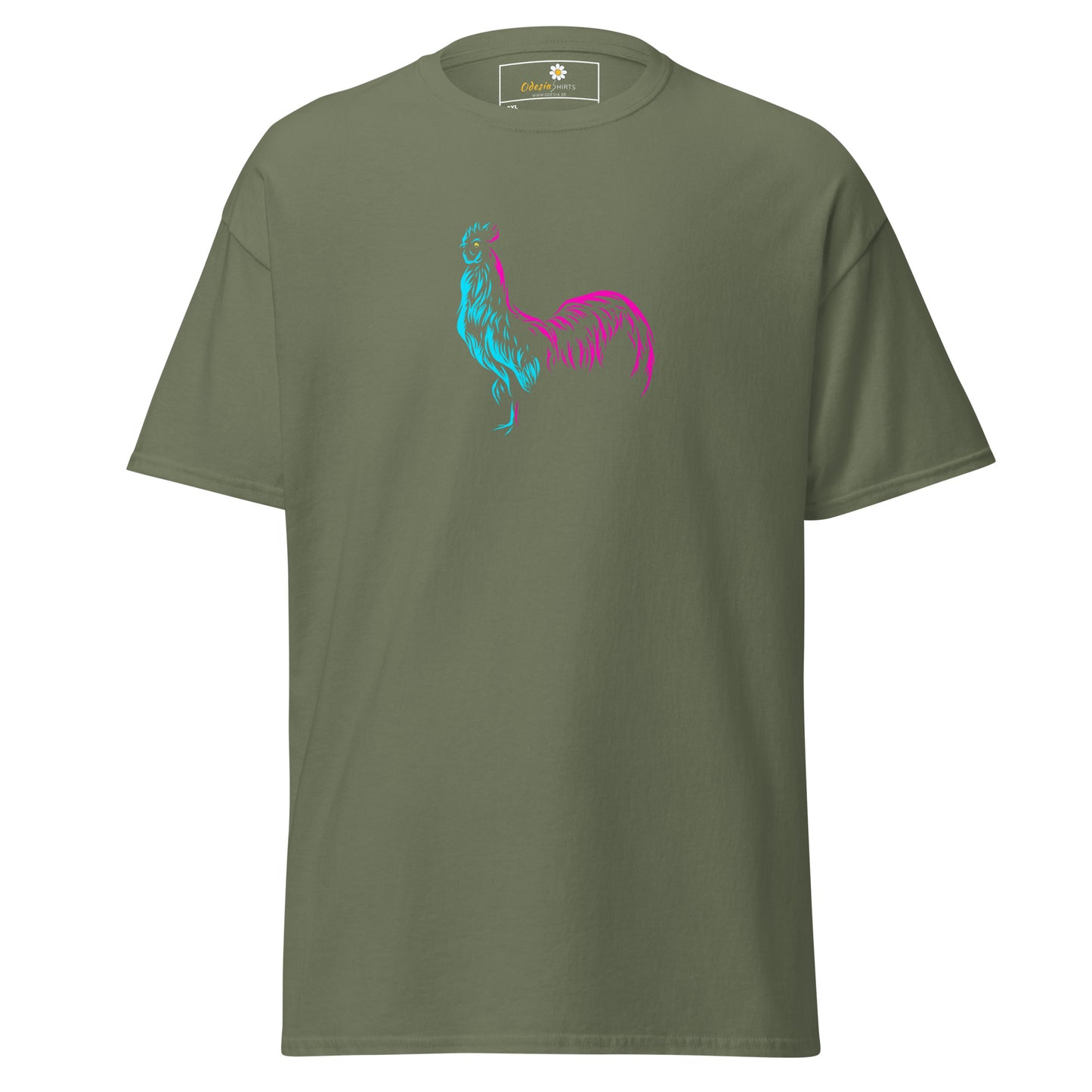 T-shirt classique unisexe - ANIMAUX COQ - GRAND