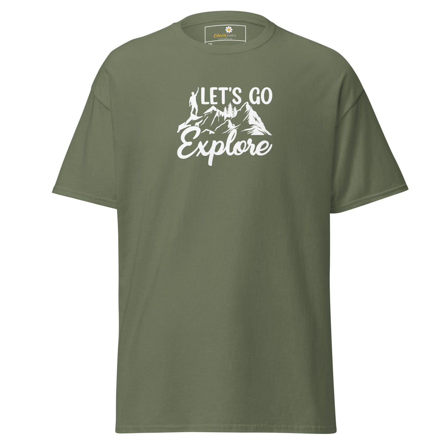 T-shirt classique unisexe - ADVENTURE LETS GO EXPLORE - GRAND